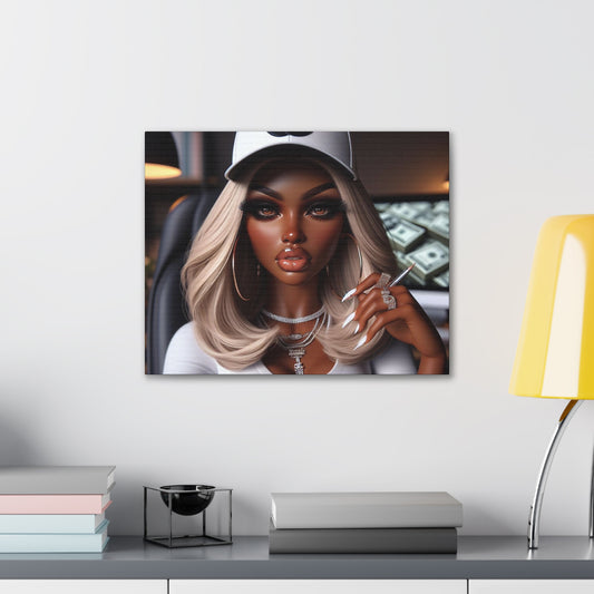 Big Money Canvas Canvas Printify 20″ x 16″ (Horizontal) 0.75''