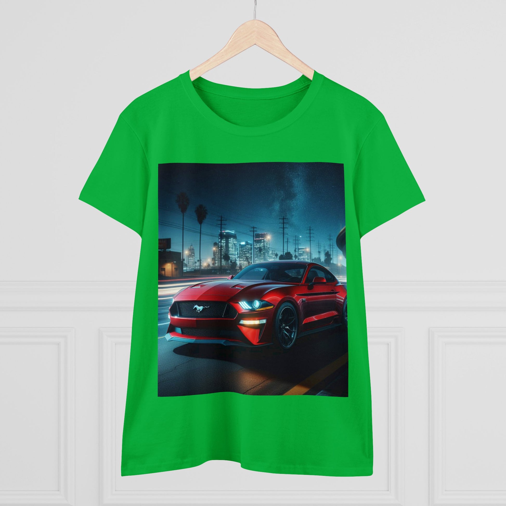 Red Mustang T-Shirt T-Shirt Printify