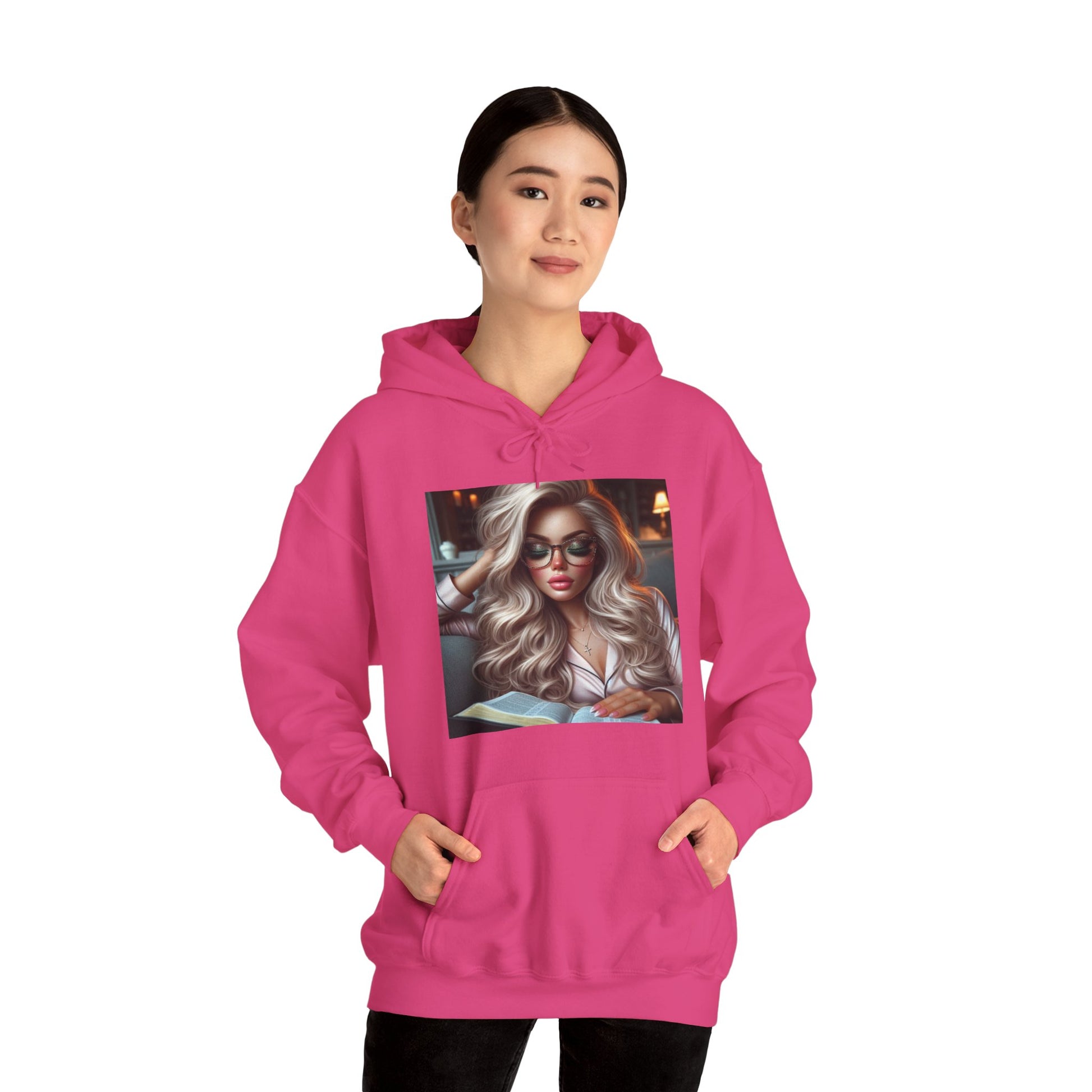Relax and Read Hoodie Hoodie Printify