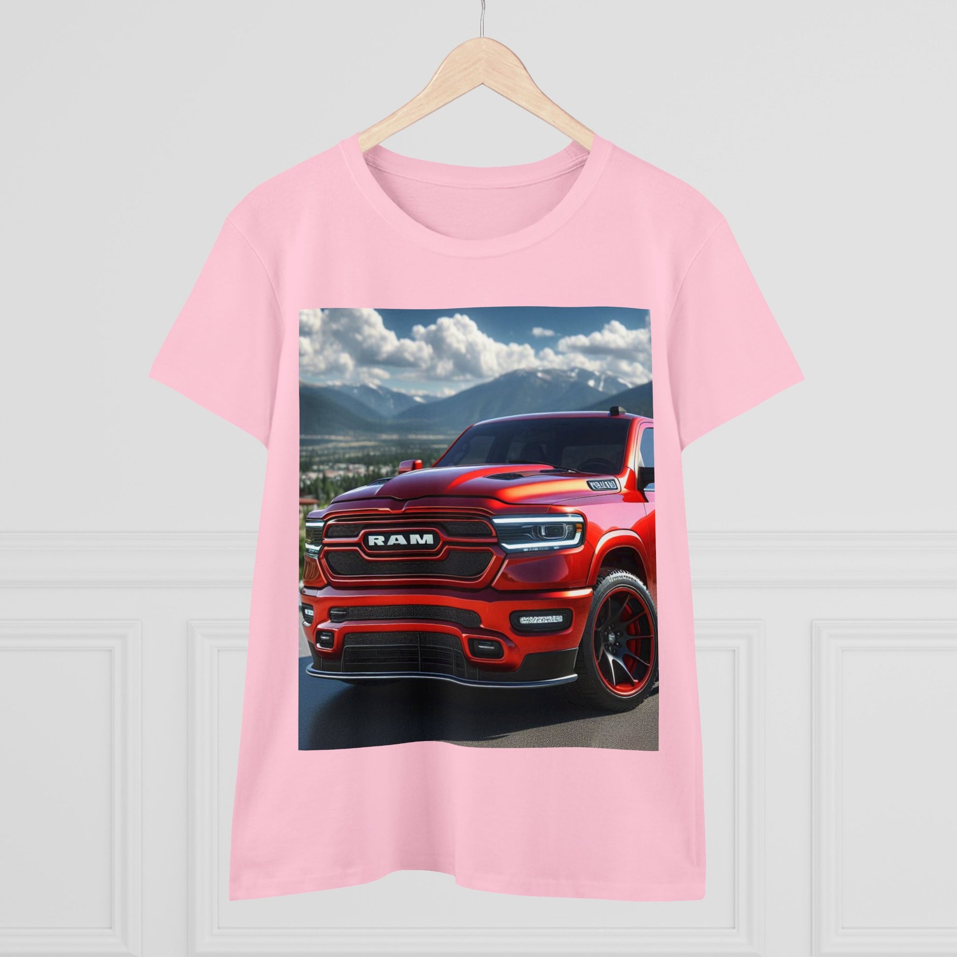 Red Dodge Ram T-Shirrt T-Shirt Printify