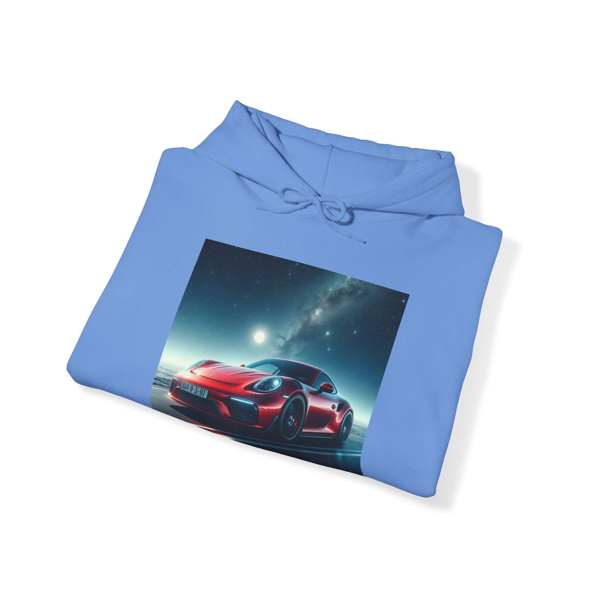 Red Porsche Hoodie Hoodie Printify