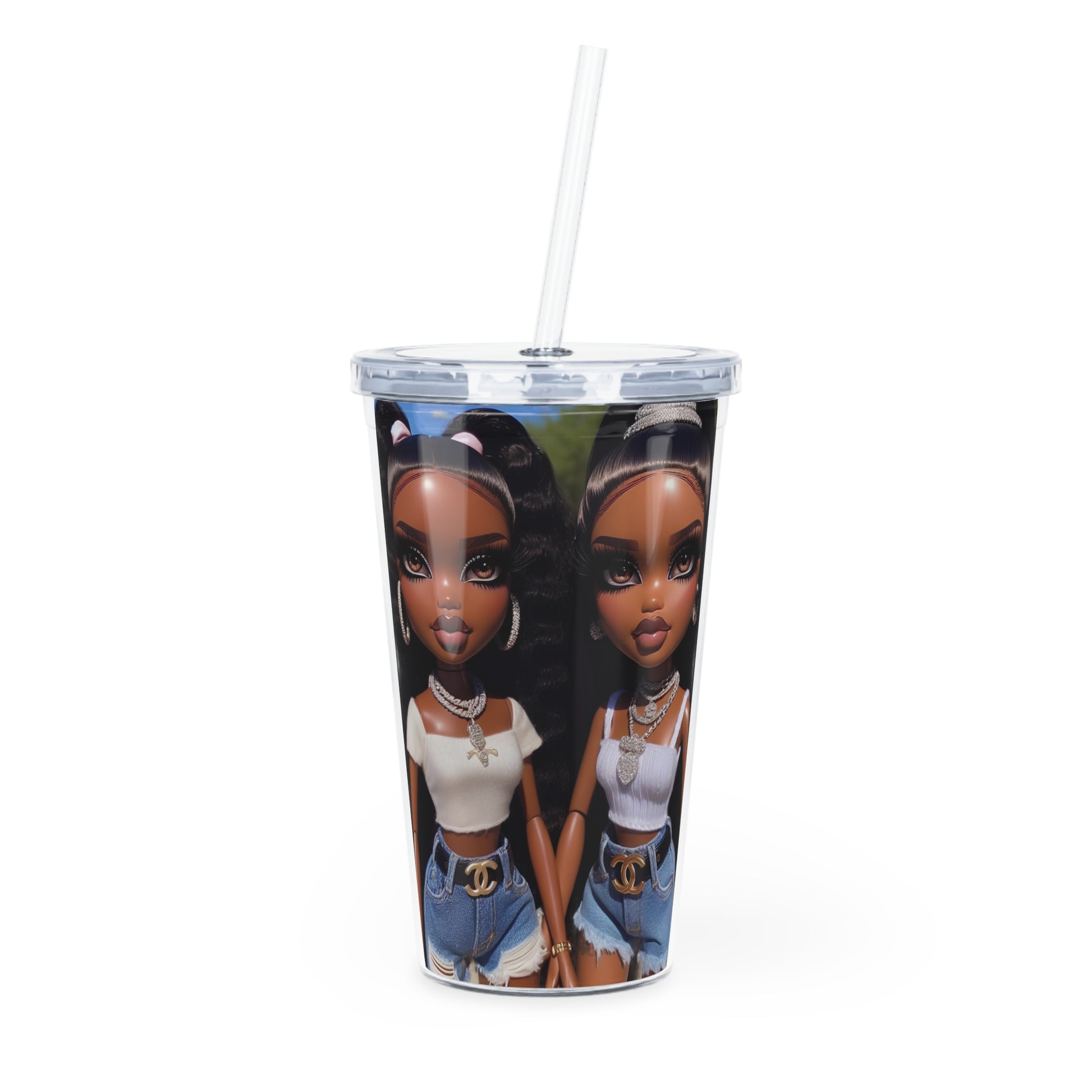 Bratz Tumbler with Straw Mug Printify 20oz Transparent