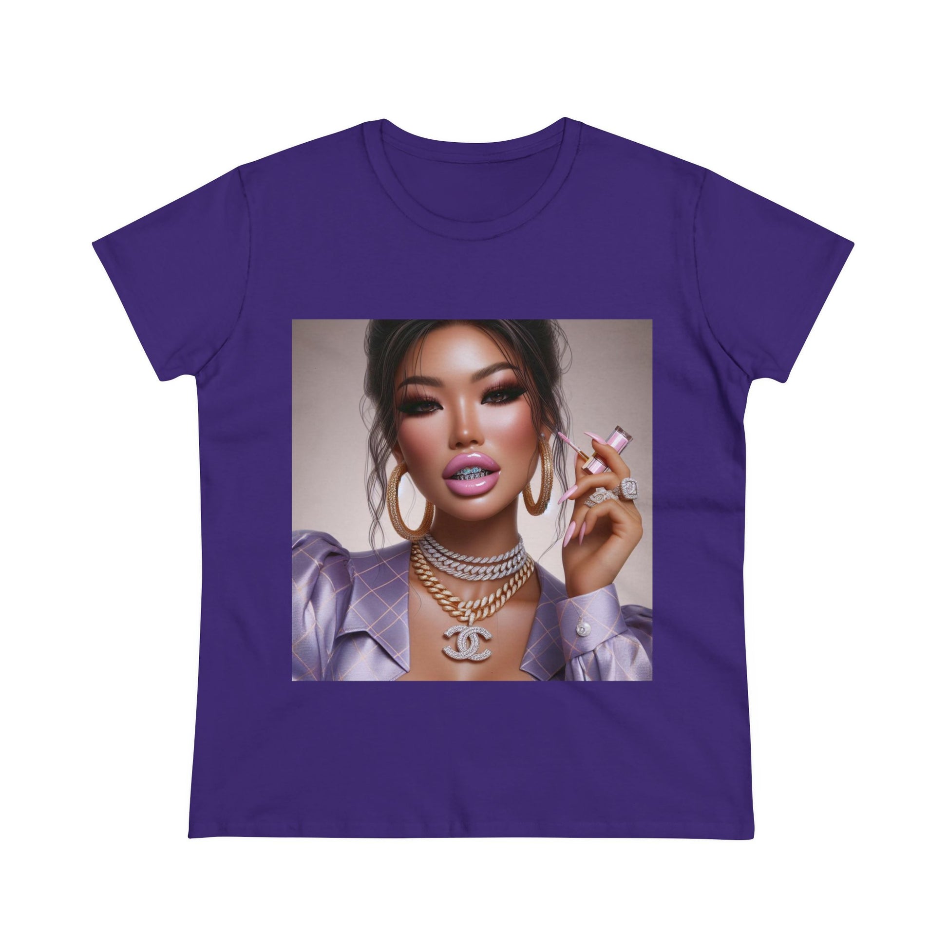 Gloss Up T-Shirt T-Shirt Printify Purple S