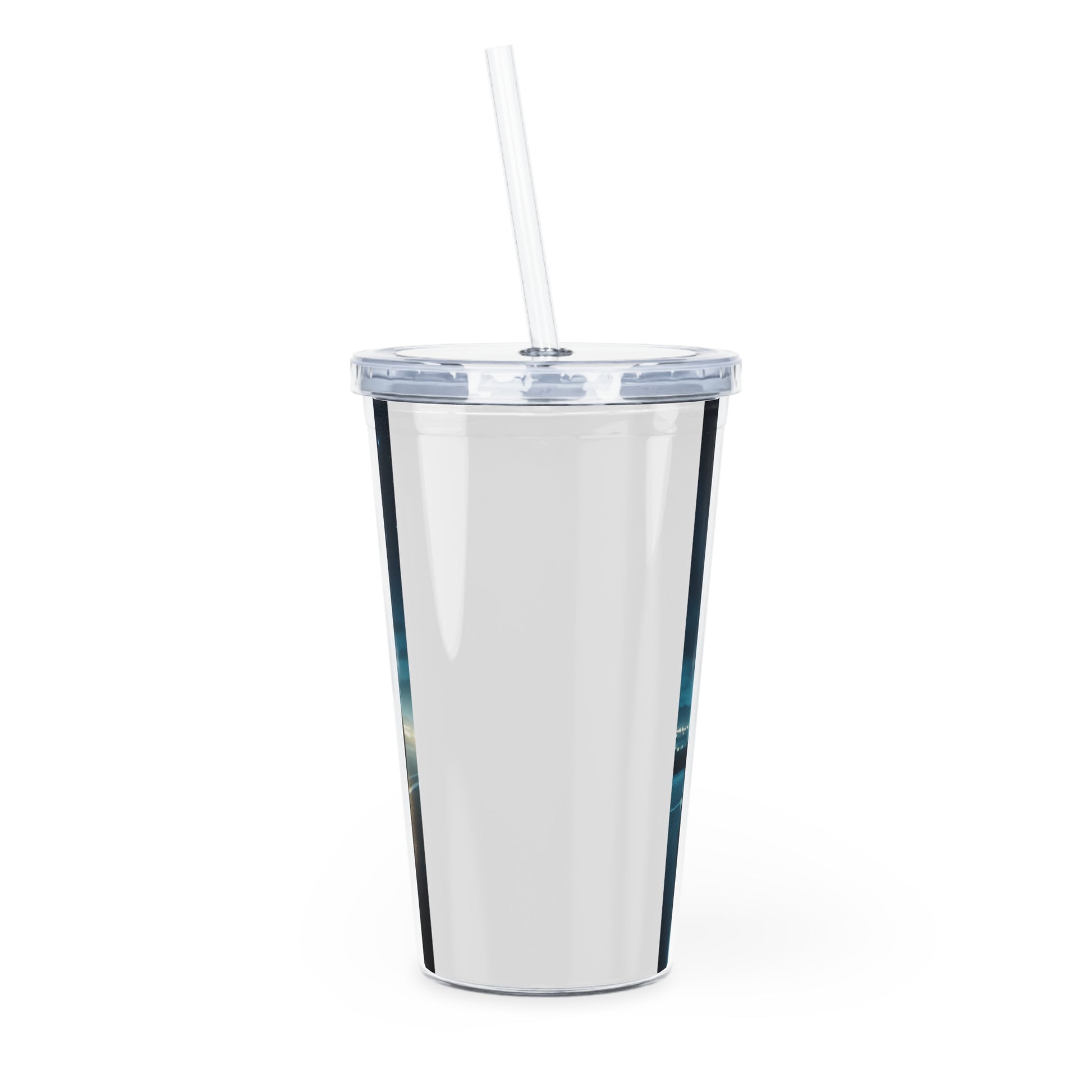 Blue Corvette Tumbler with Straw Mug Printify