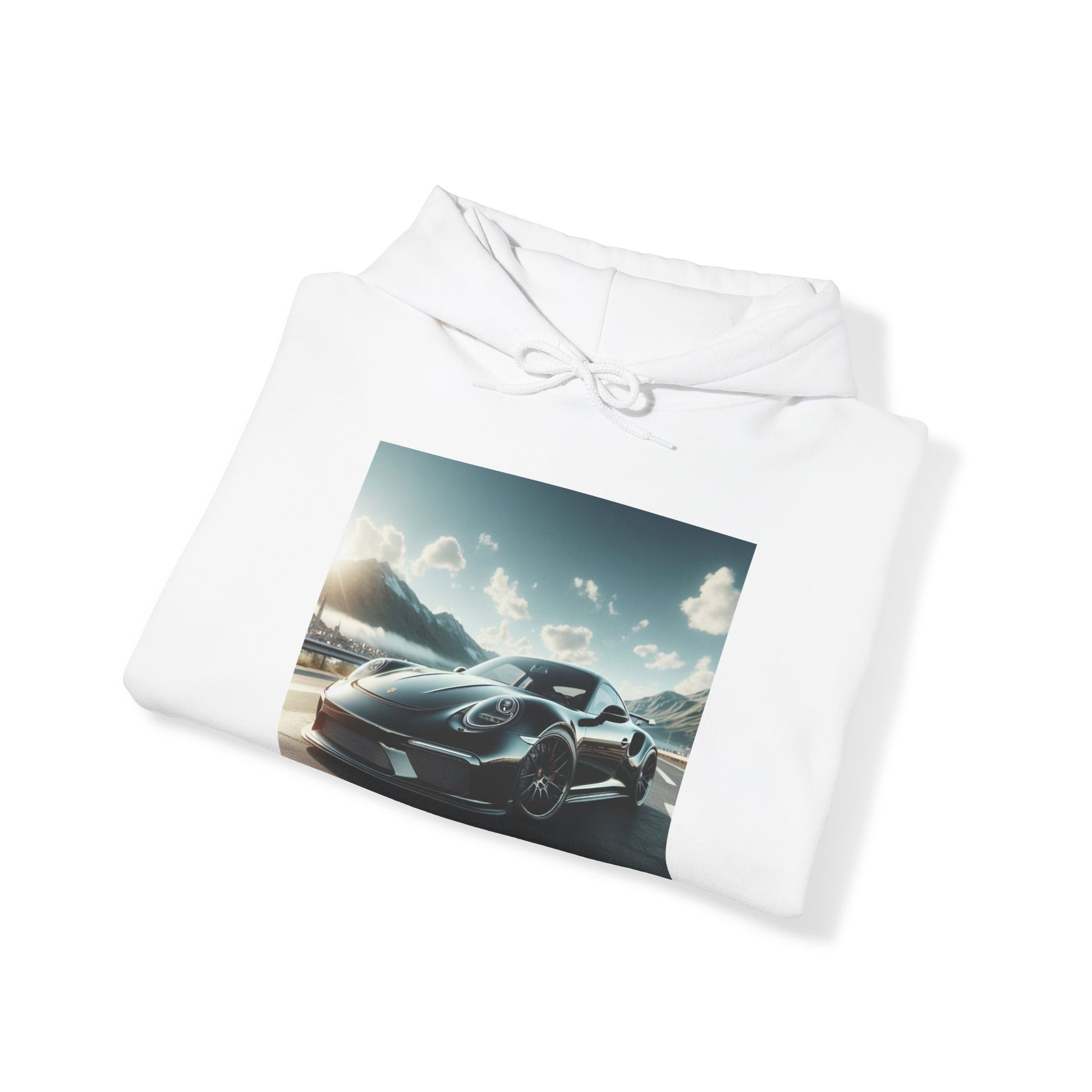 Black Porsche Hoodie Hoodie Printify