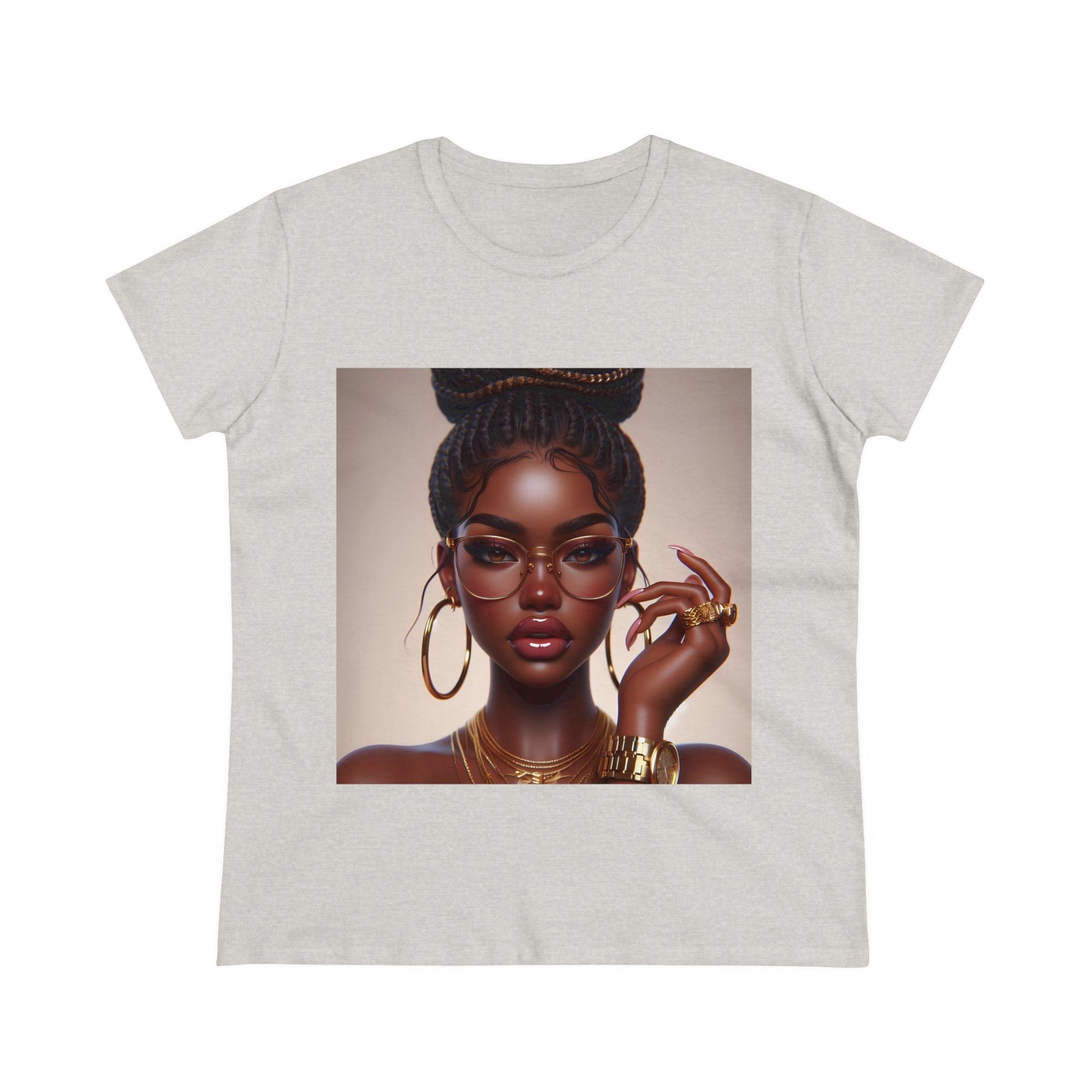 Chocolate Gold T-Shirt T-Shirt Printify Ash S