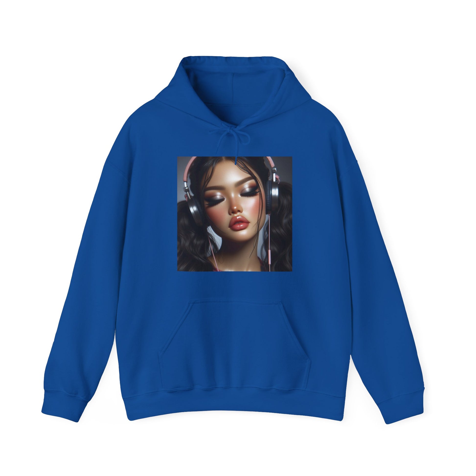 Music Vibes Hoodie Hoodie Printify Royal S