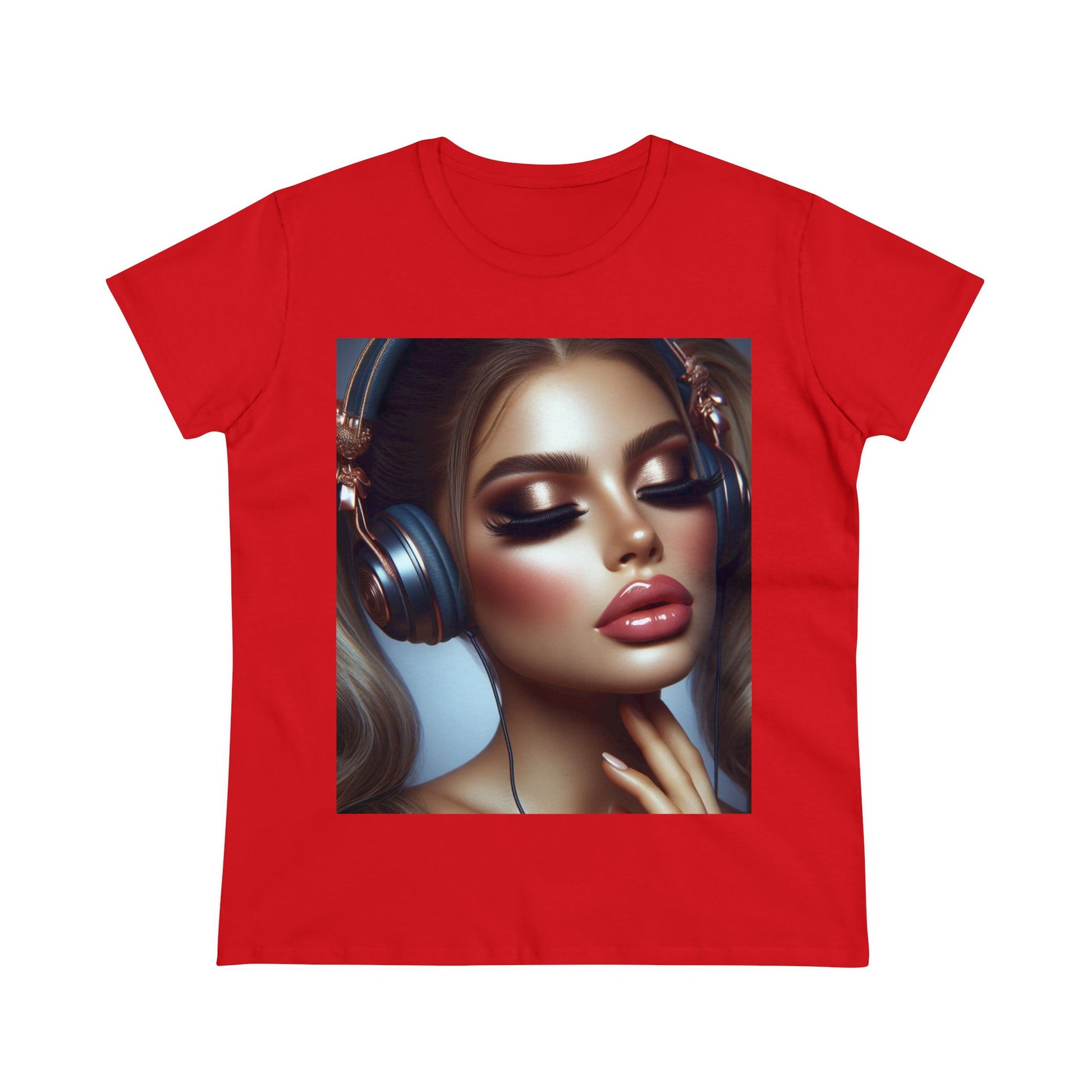 Music Vibes T-Shirt T-Shirt Printify Red S