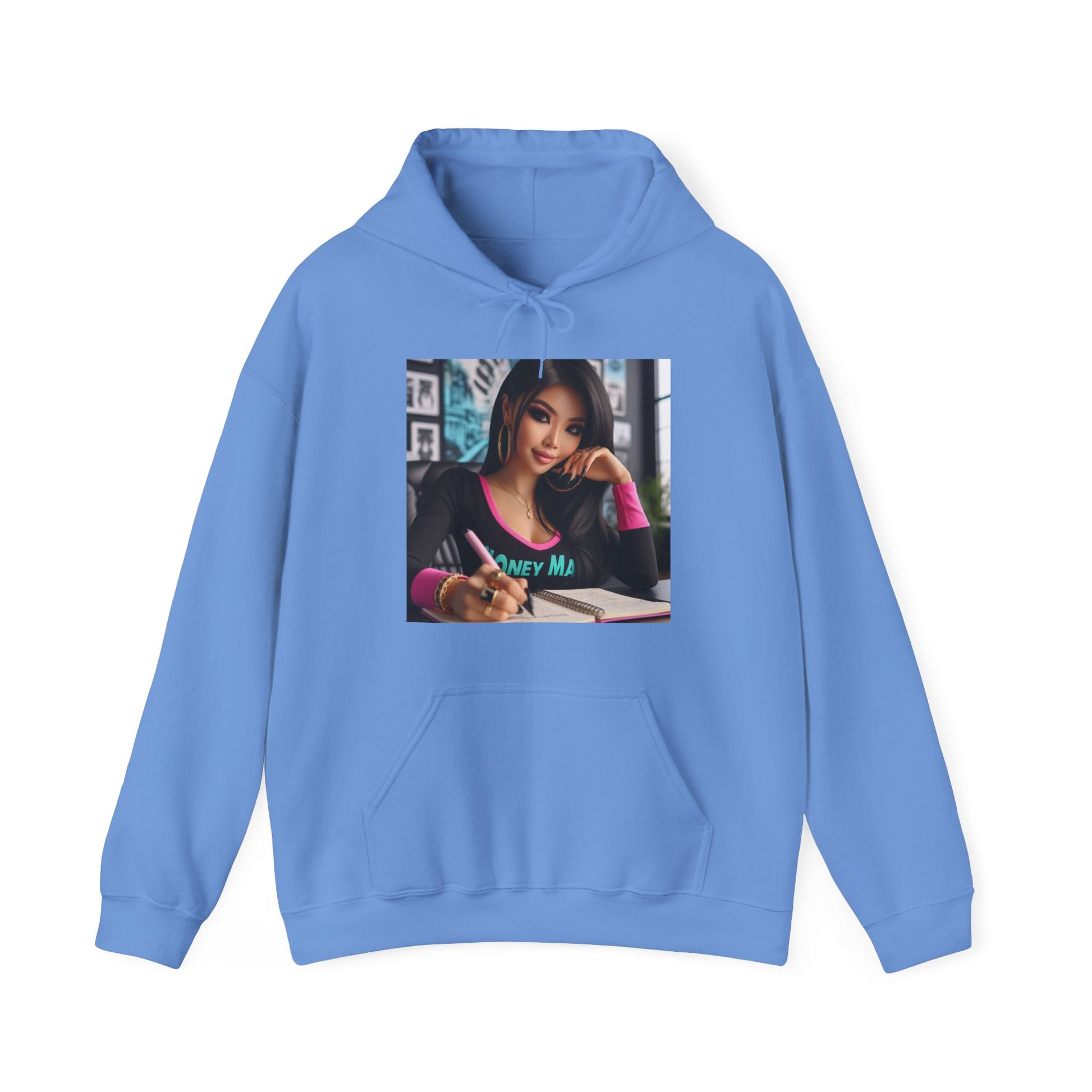 Money Maker Hoodie Hoodie Printify Carolina Blue S