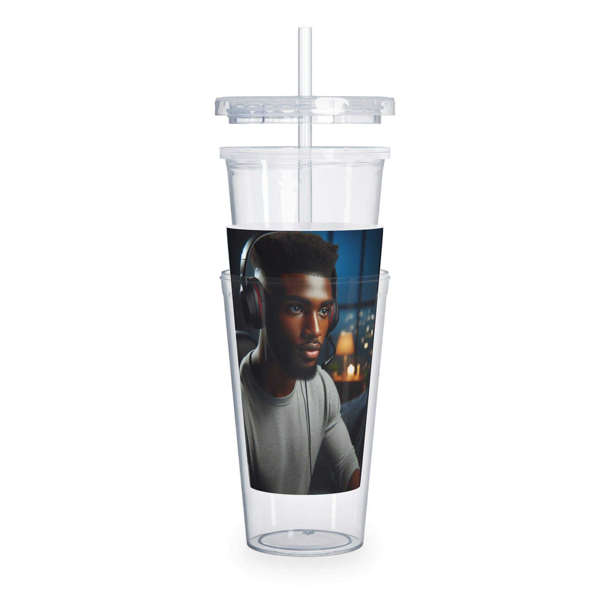 Game Time Tumbler with Straw Mug Printify