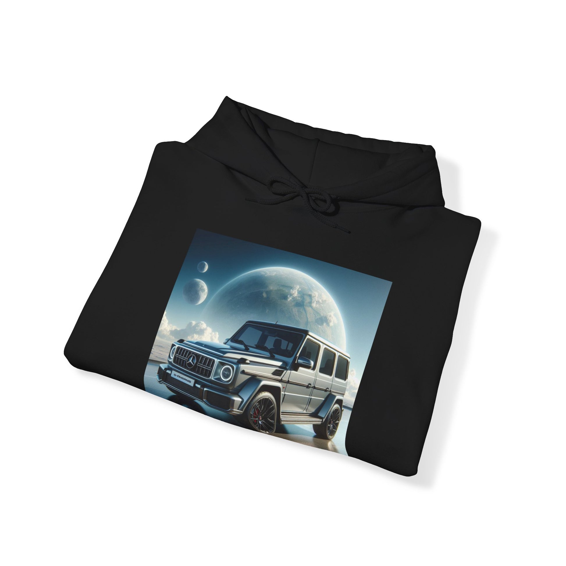 Silver G-Wagon Hoodie Hoodie Printify