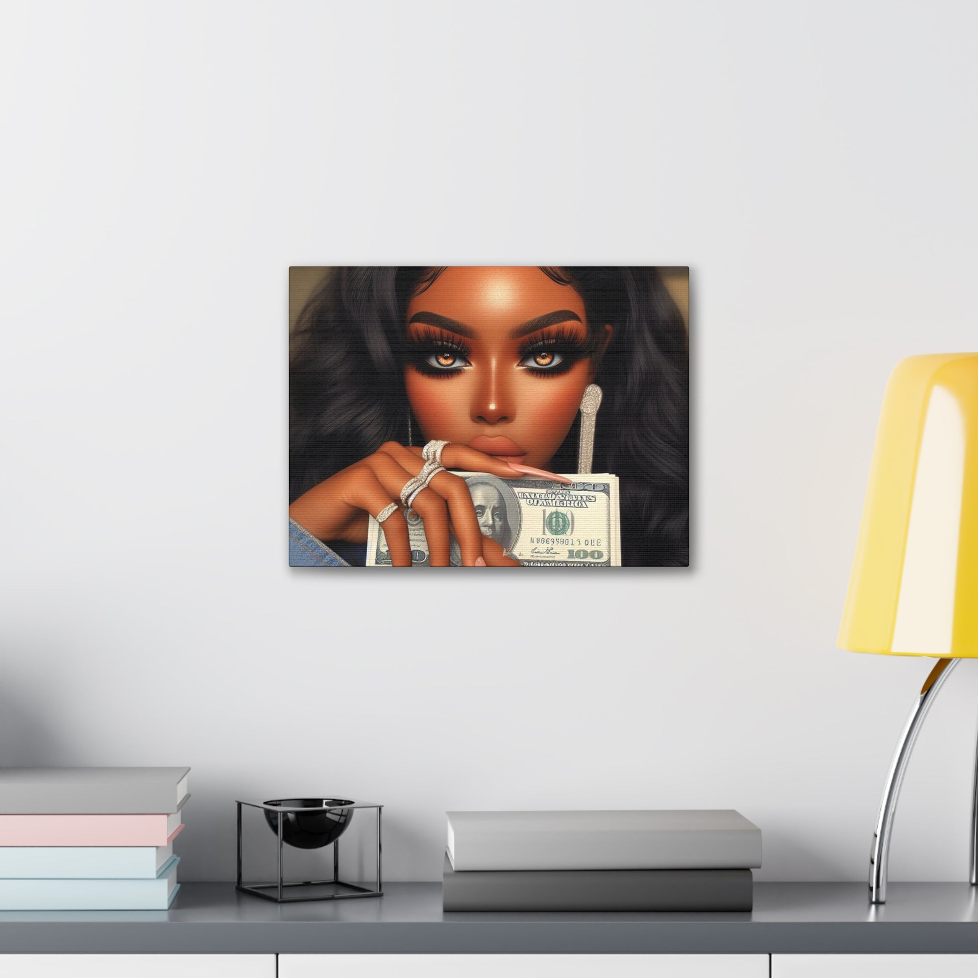 Money Talks Canvas Canvas Printify 16″ x 12″ (Horizontal) 0.75''
