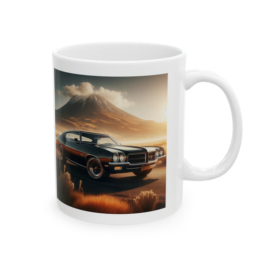 1972 Black Buick Gran Sport Mug Mug Printify
