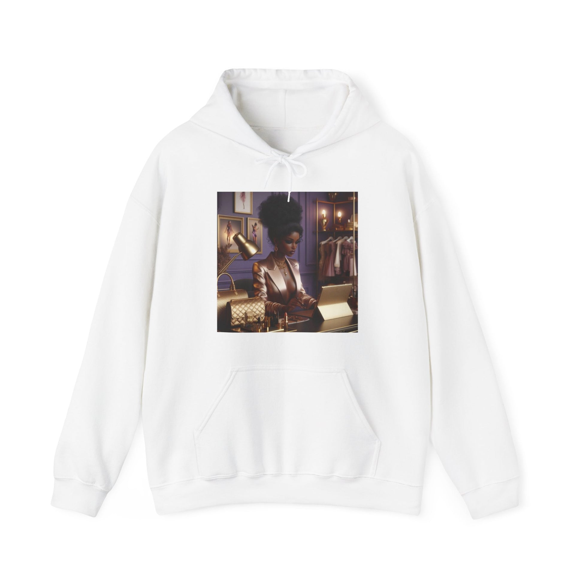 Fashion and Beauty Hoodie Hoodie Printify White S