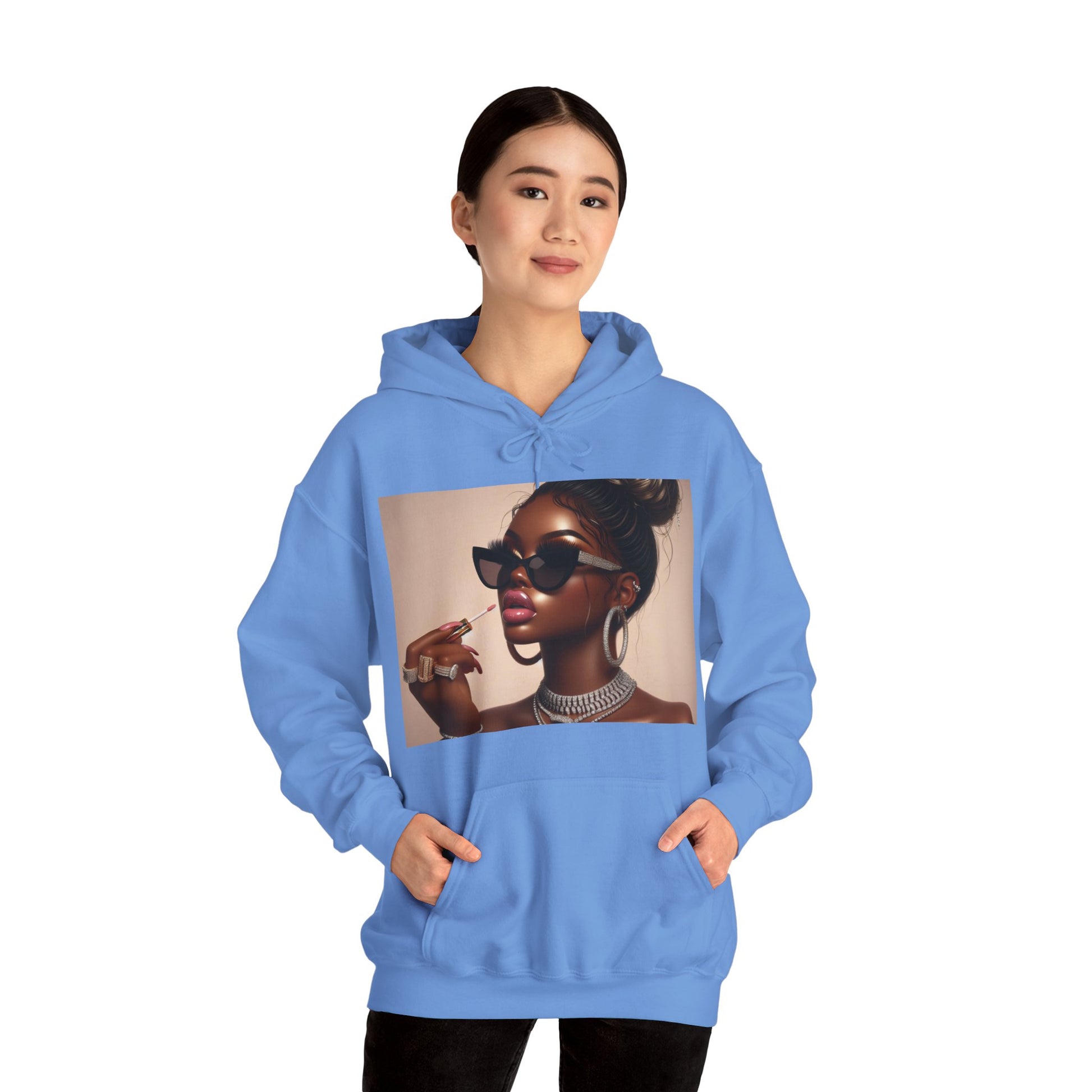 My Lip Gloss is Poppin Hoodie Hoodie Printify