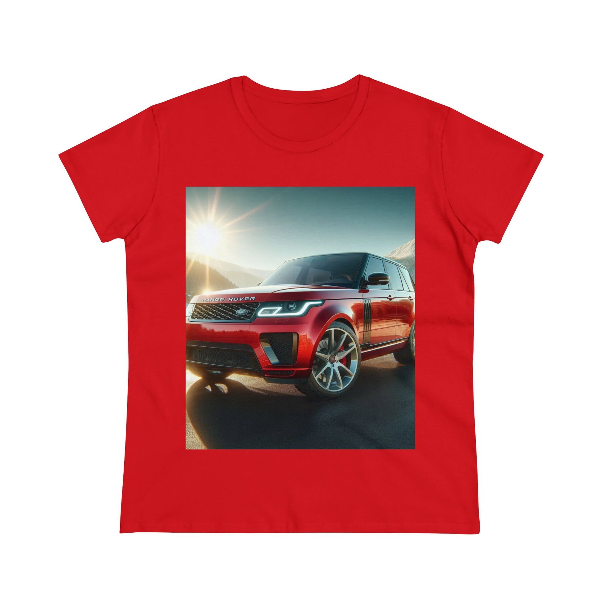 Red Range Rover T-Shirt T-Shirt Printify Red S