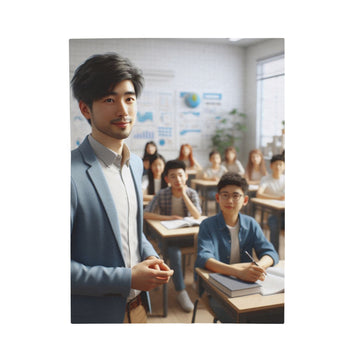 Class in Session Plush Blanket All Over Prints Printify 30" × 40"