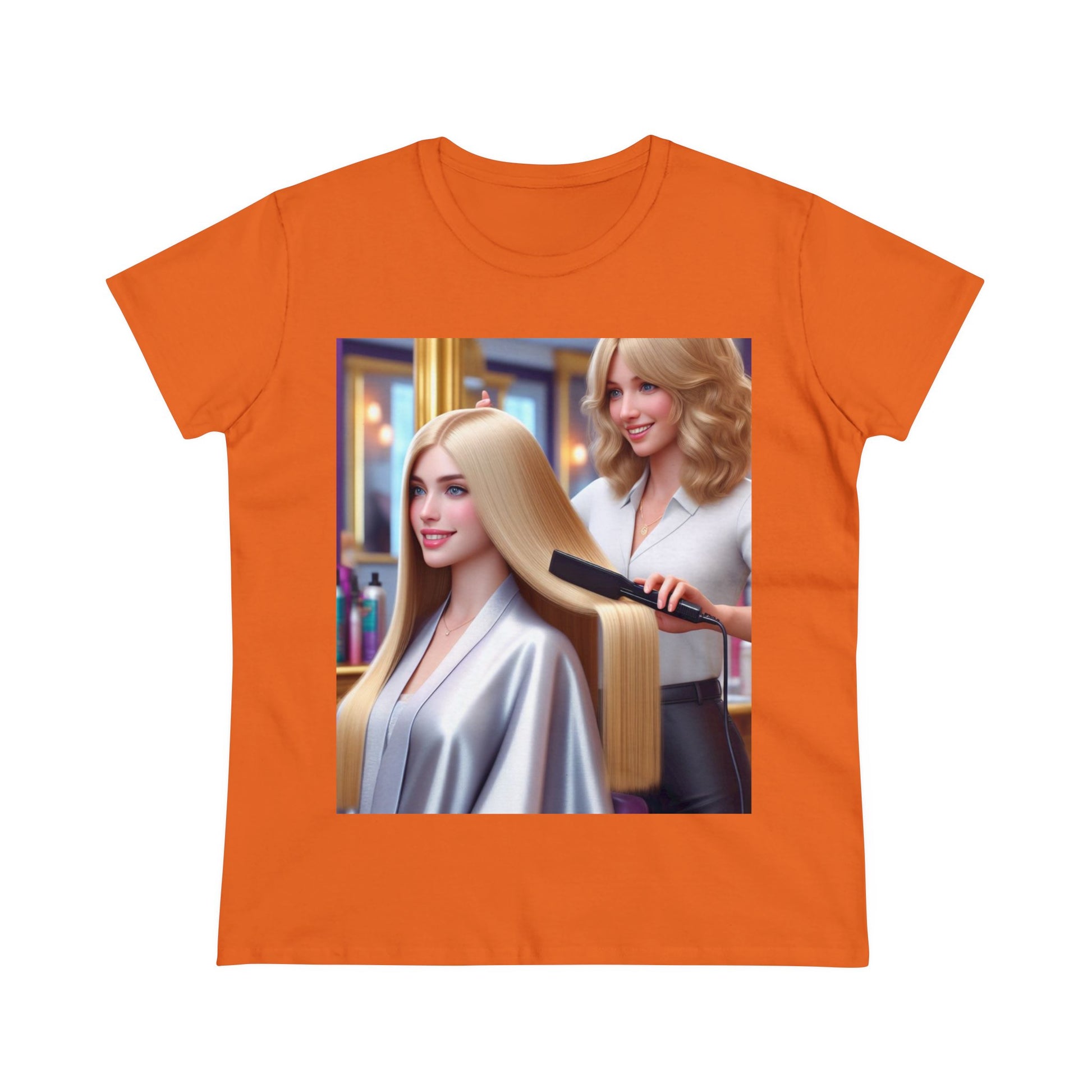 Hair Day T-Shirt T-Shirt Printify Orange S