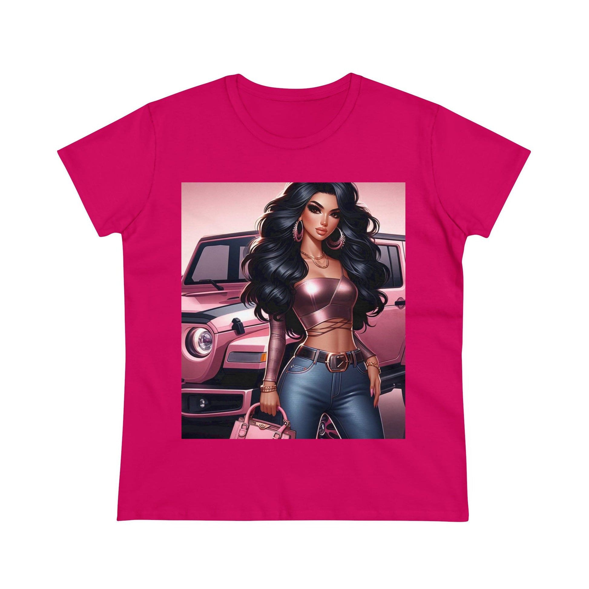 Pink Luxury T-Shirt T-Shirt Printify Heliconia S