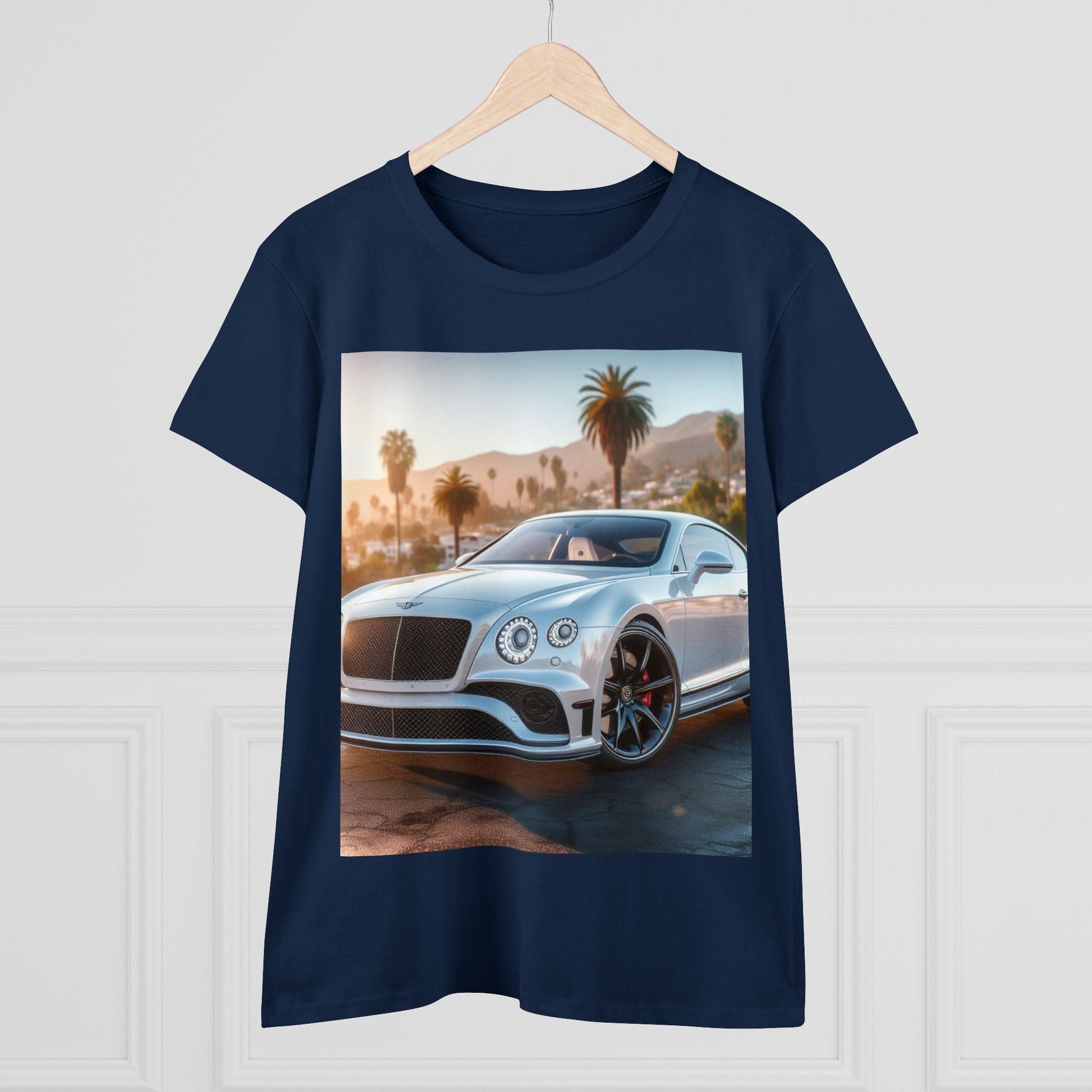 Silver Bentley T-Shirt T-Shirt Printify