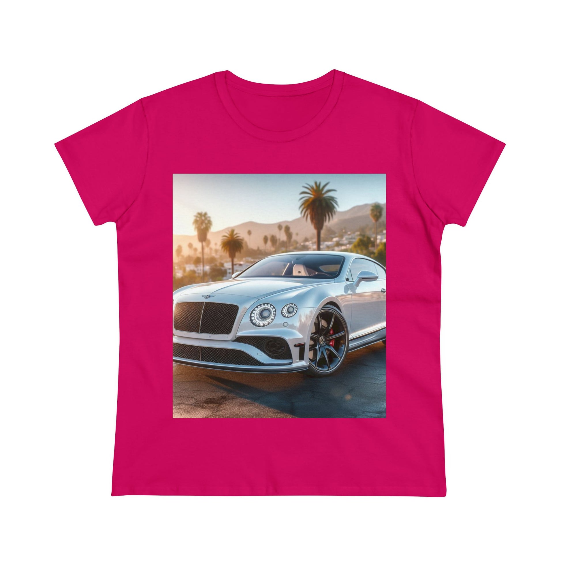 Silver Bentley T-Shirt T-Shirt Printify Heliconia S