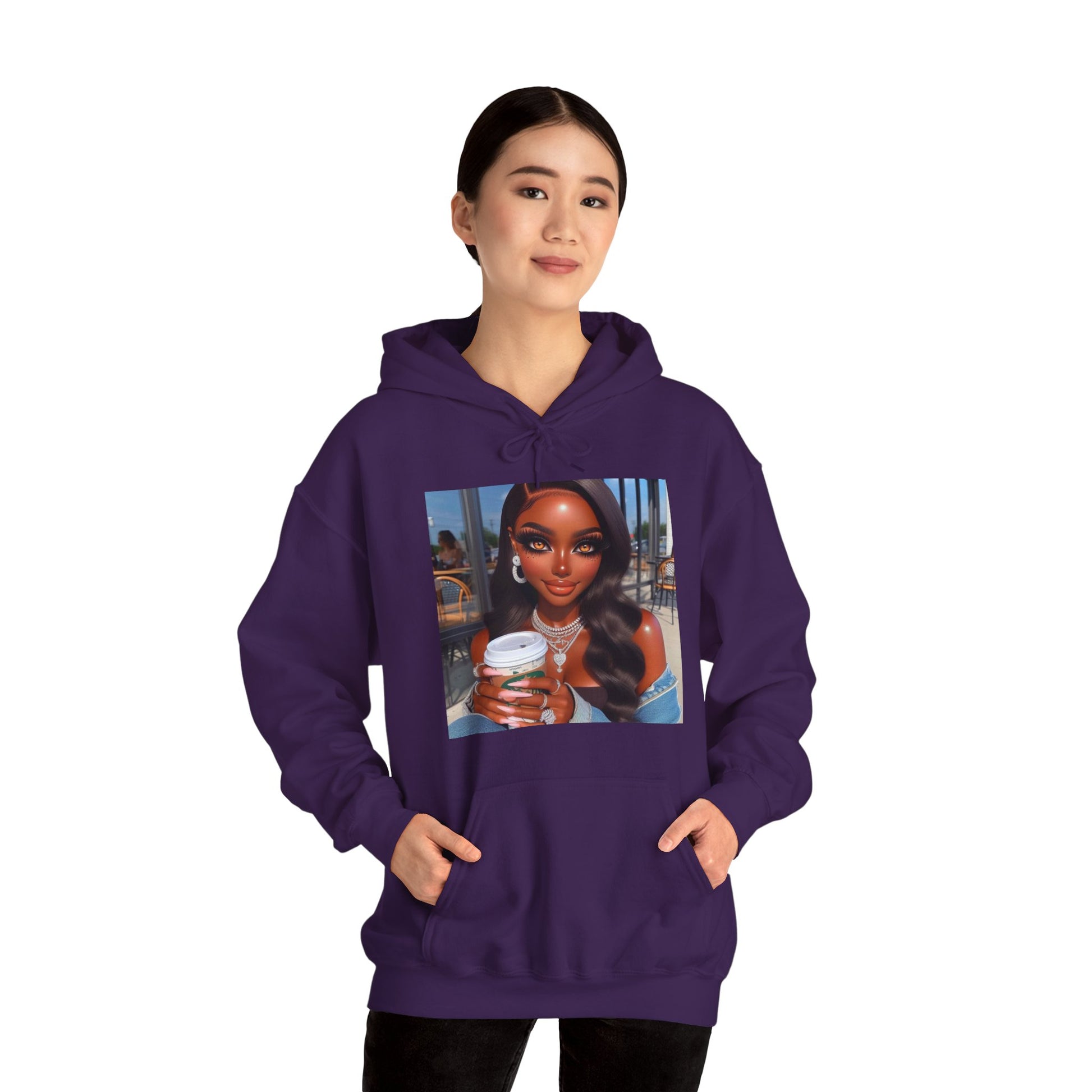 Coffee Beauty Hoodie Hoodie Printify