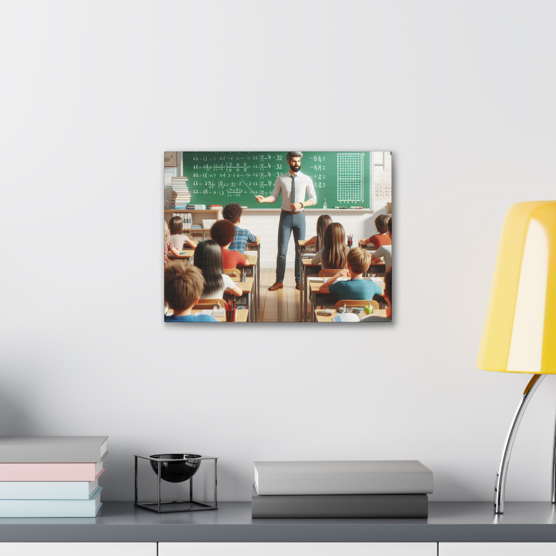 Class in Session Canvas Canvas Printify 16″ x 12″ (Horizontal) 0.75''