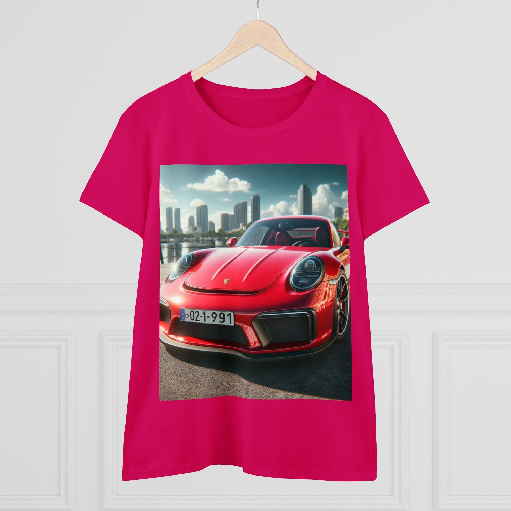 Red Porsche T-Shirt T-Shirt Printify