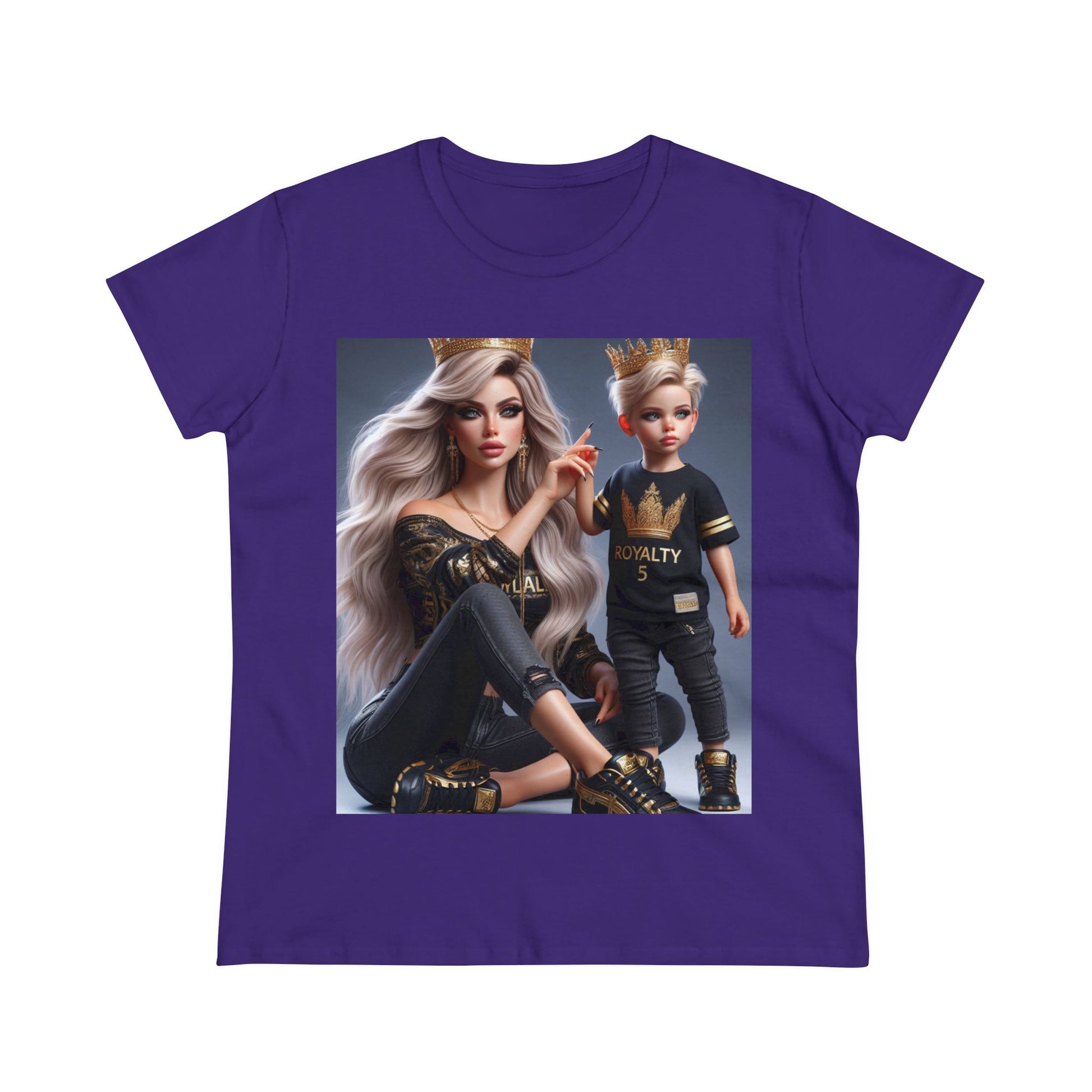 Royalty T-Shirt T-Shirt Printify Purple S