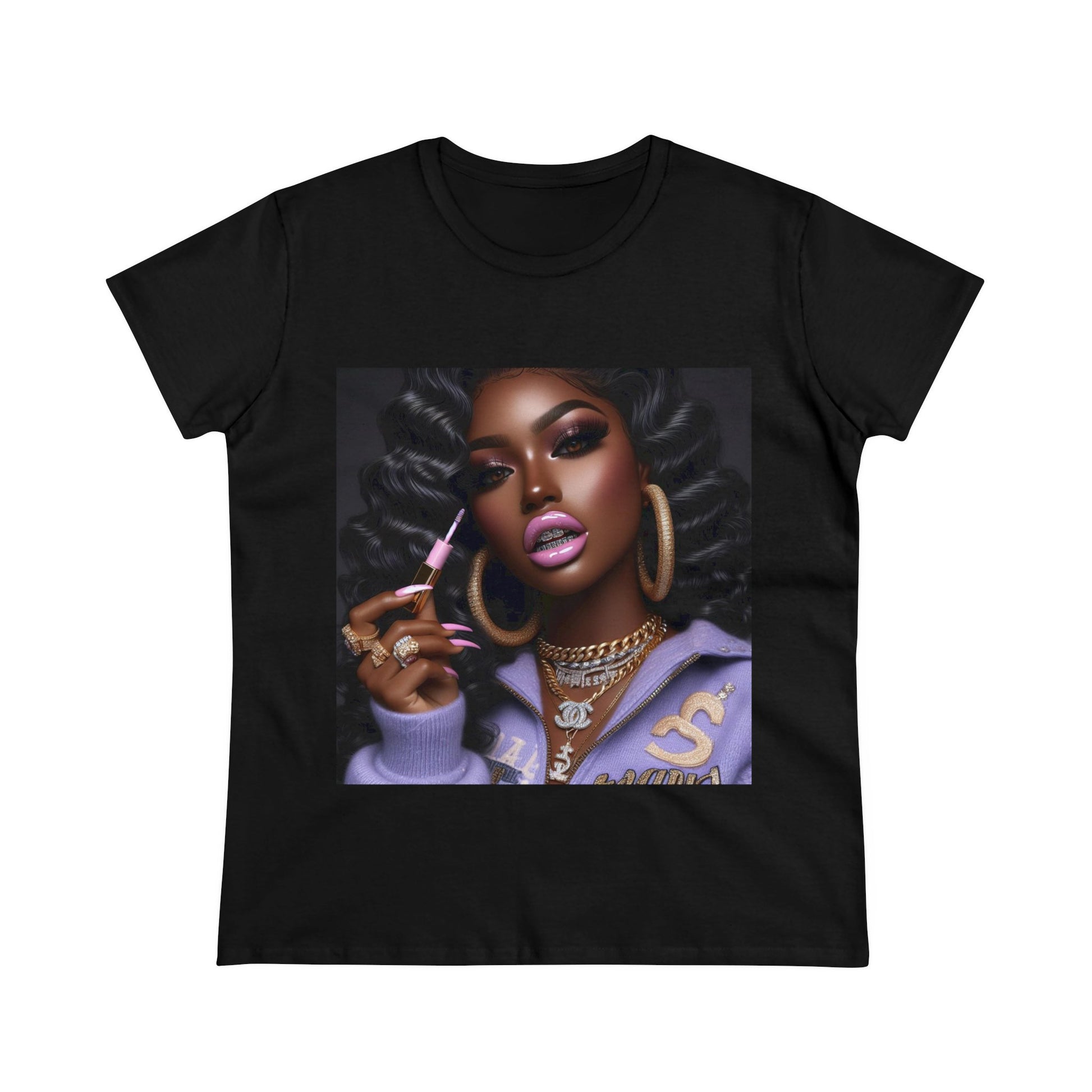 Gloss Up T-Shirt T-Shirt Printify Black S