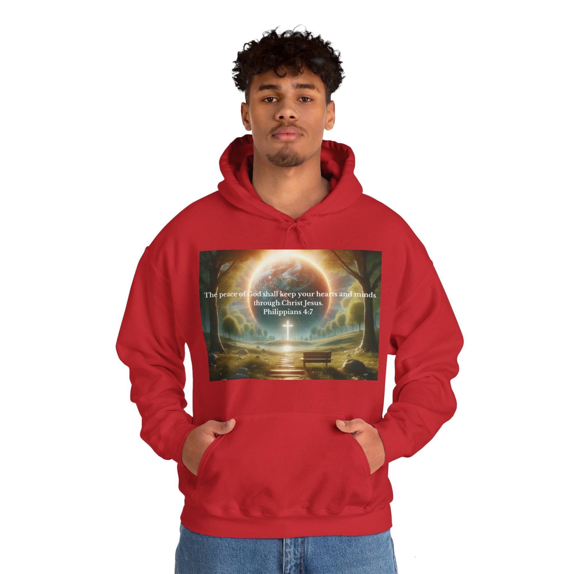 Philippians 4:7 Hoodie Hoodie Printify