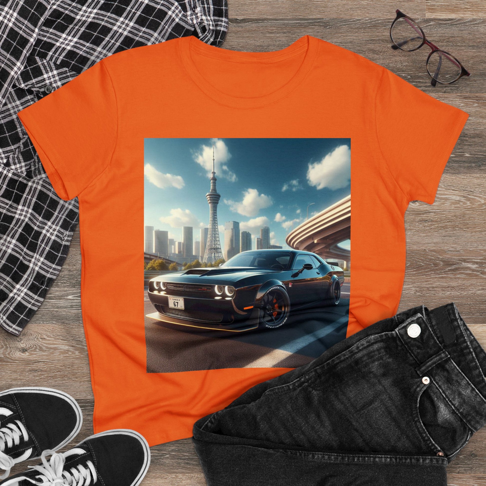 Black Challenger T-Shirt T-Shirt Printify