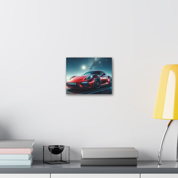 Red Porsche Canvas Canvas Printify 10" x 8" (Horizontal) 0.75''