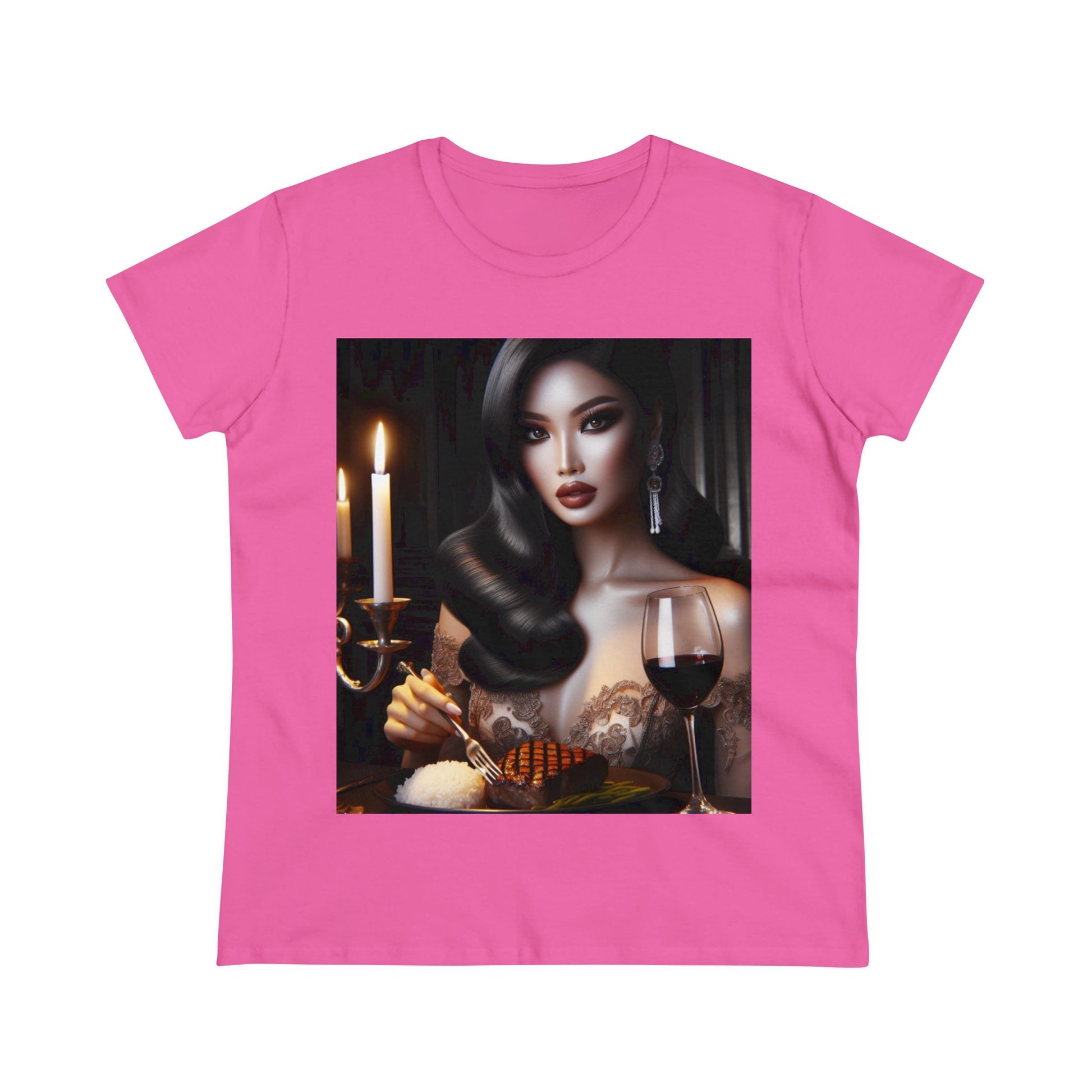 Elegant Meal T-Shirt T-Shirt Printify Azalea S
