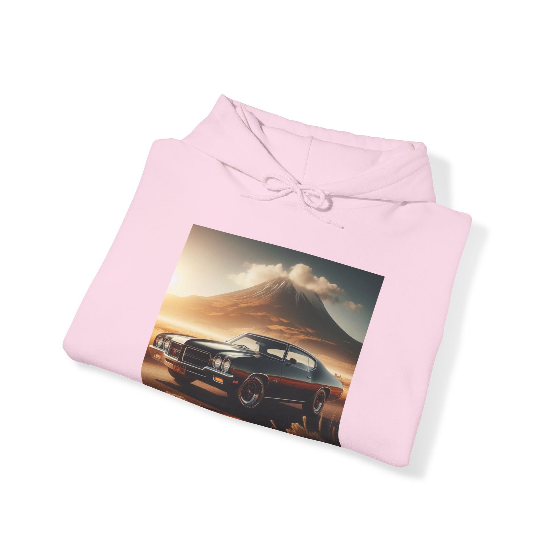 1972 Black Buick Gran Sport Hoodie Hoodie Printify