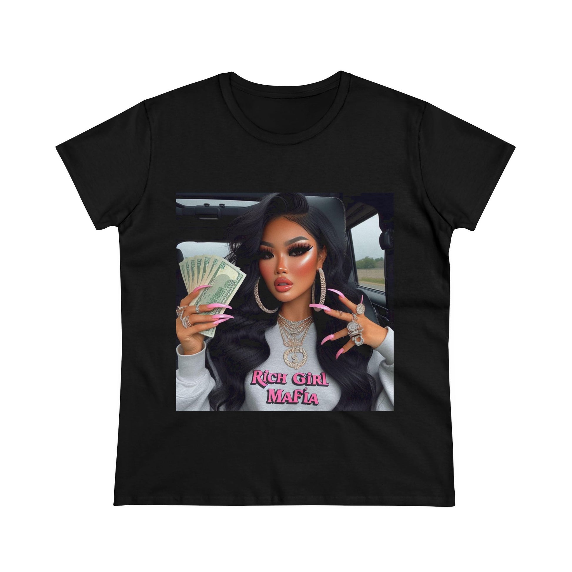 Rich Girl Mafia T-Shirt T-Shirt Printify Black S