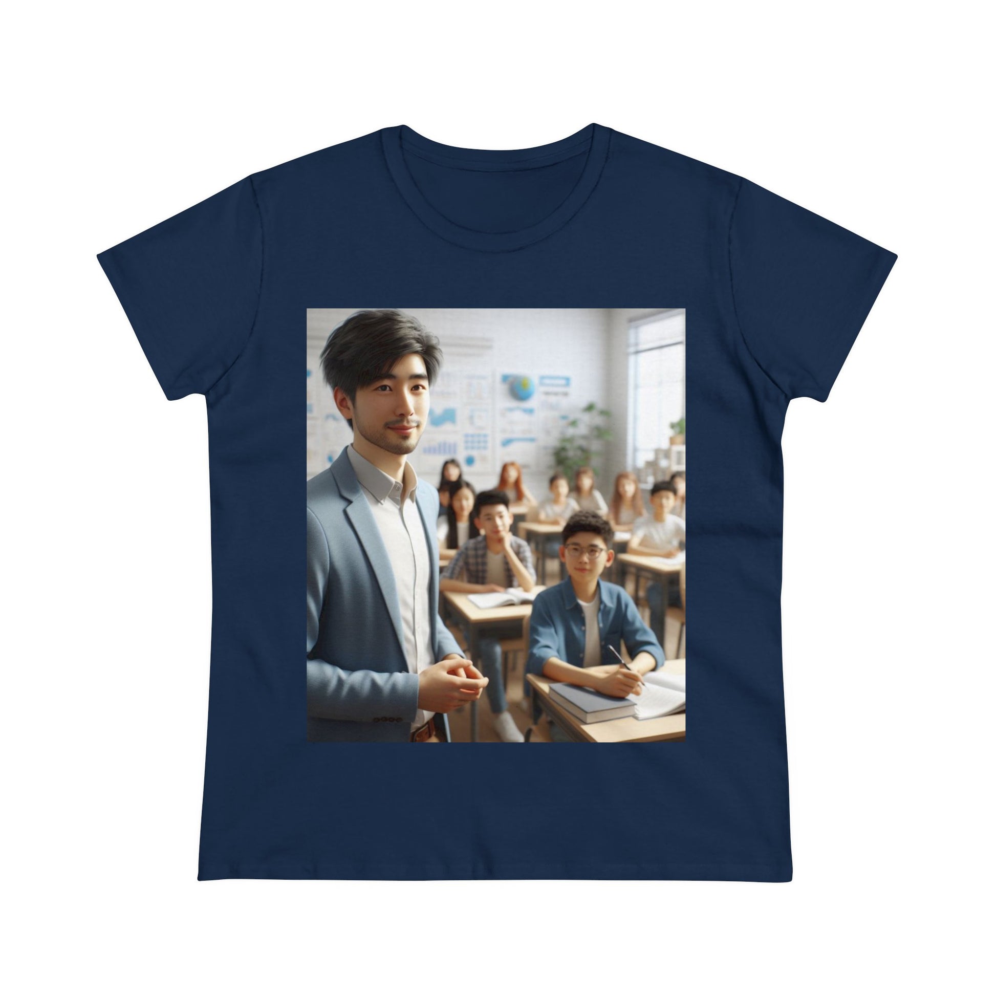 Class in Session T-Shirts T-Shirt Printify Navy S
