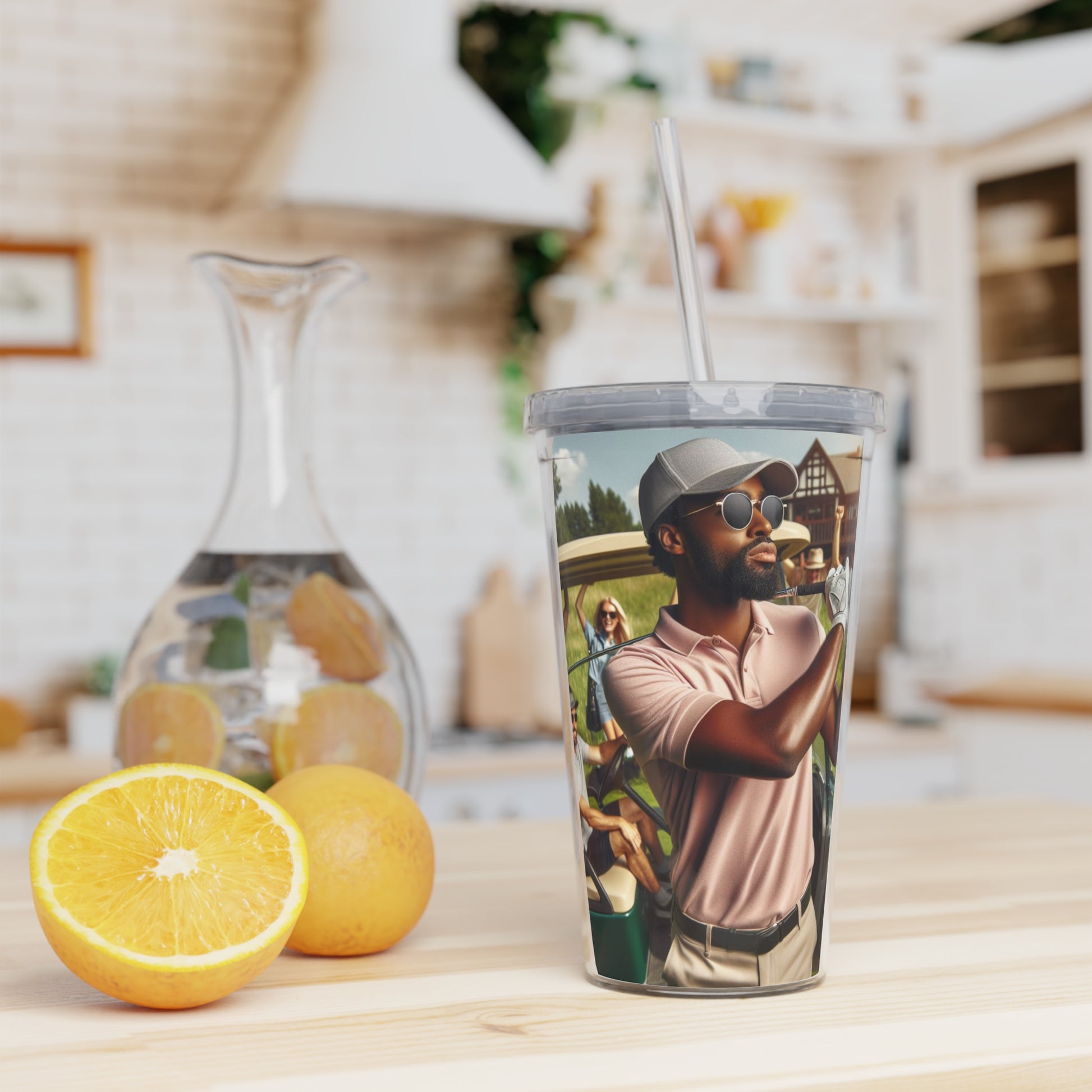 Golf Tournament Tumbler with Straw Mug Printify
