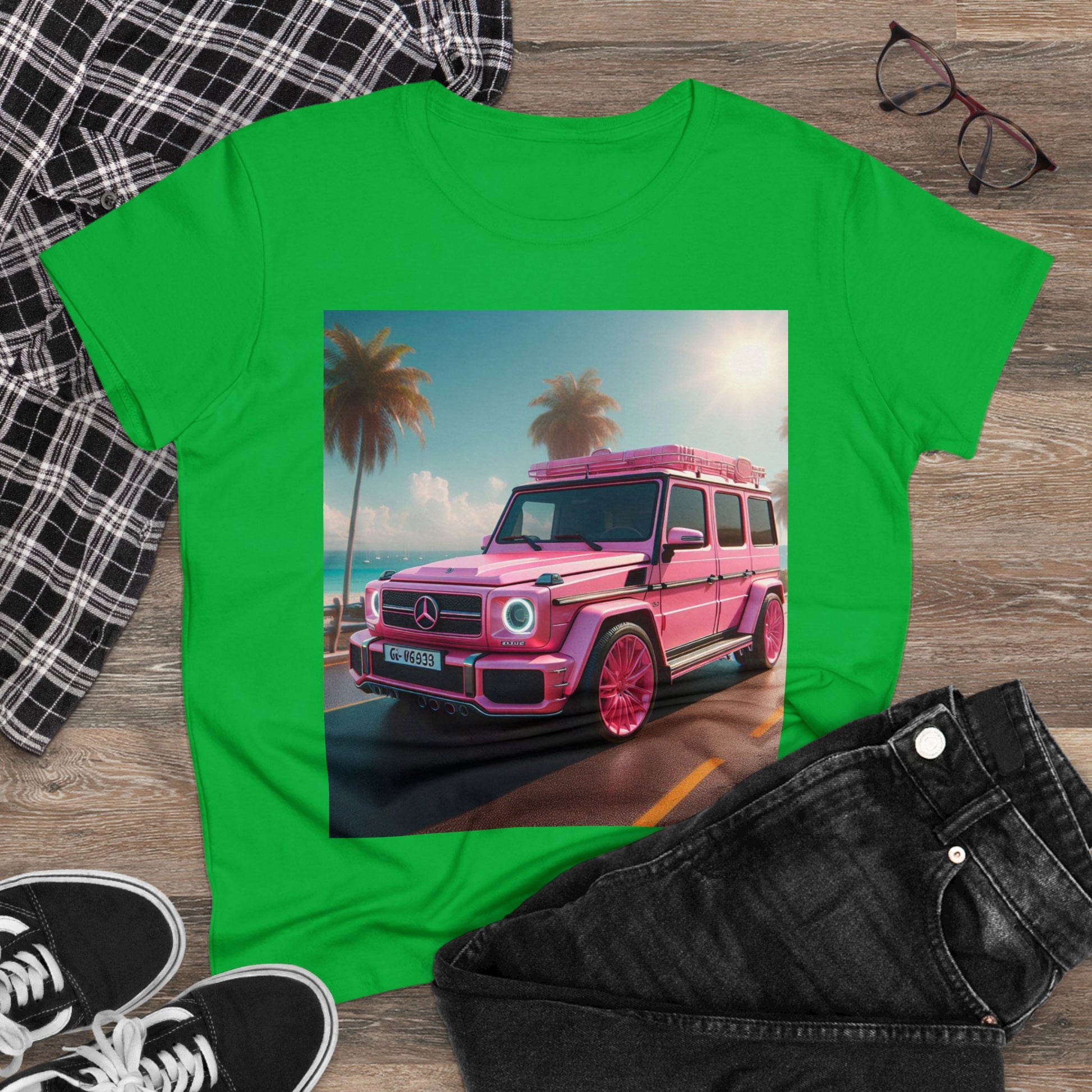 Pink G-Wagon T-Shirt T-Shirt Printify
