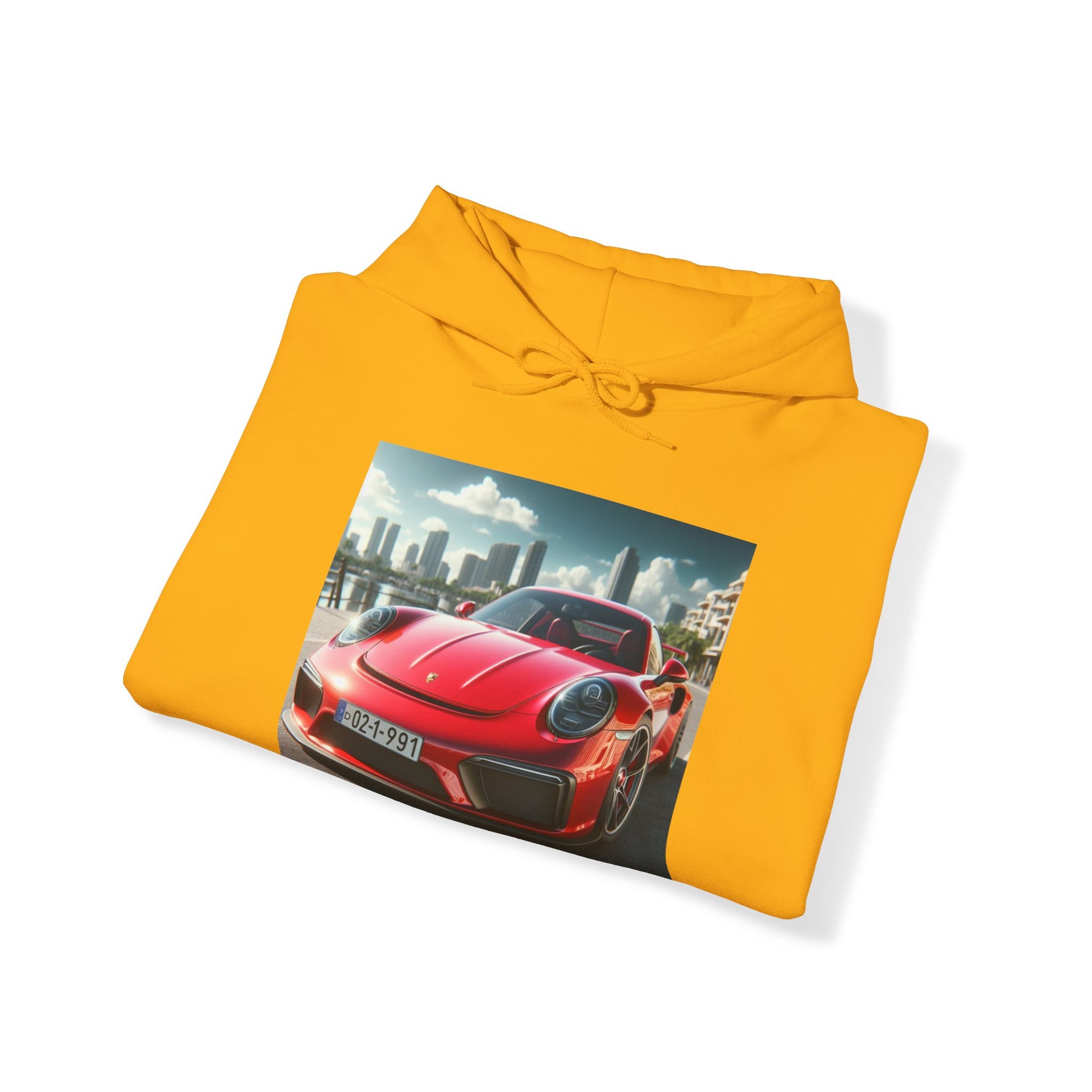 Red Porsche Hoodie Hoodie Printify
