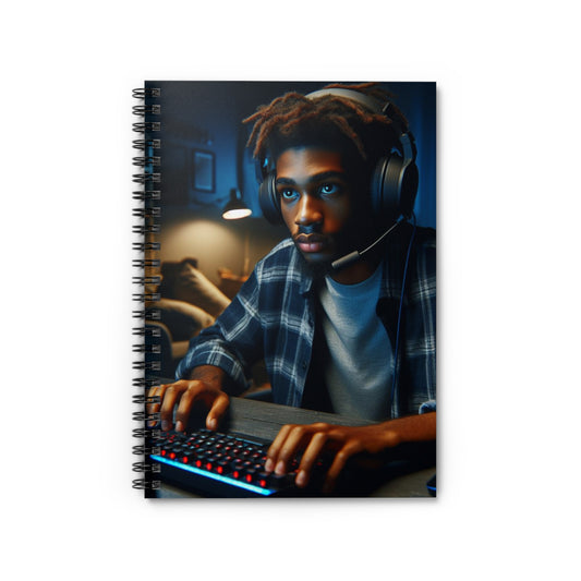 Game Time Spiral Notebook Paper products Printify One Size