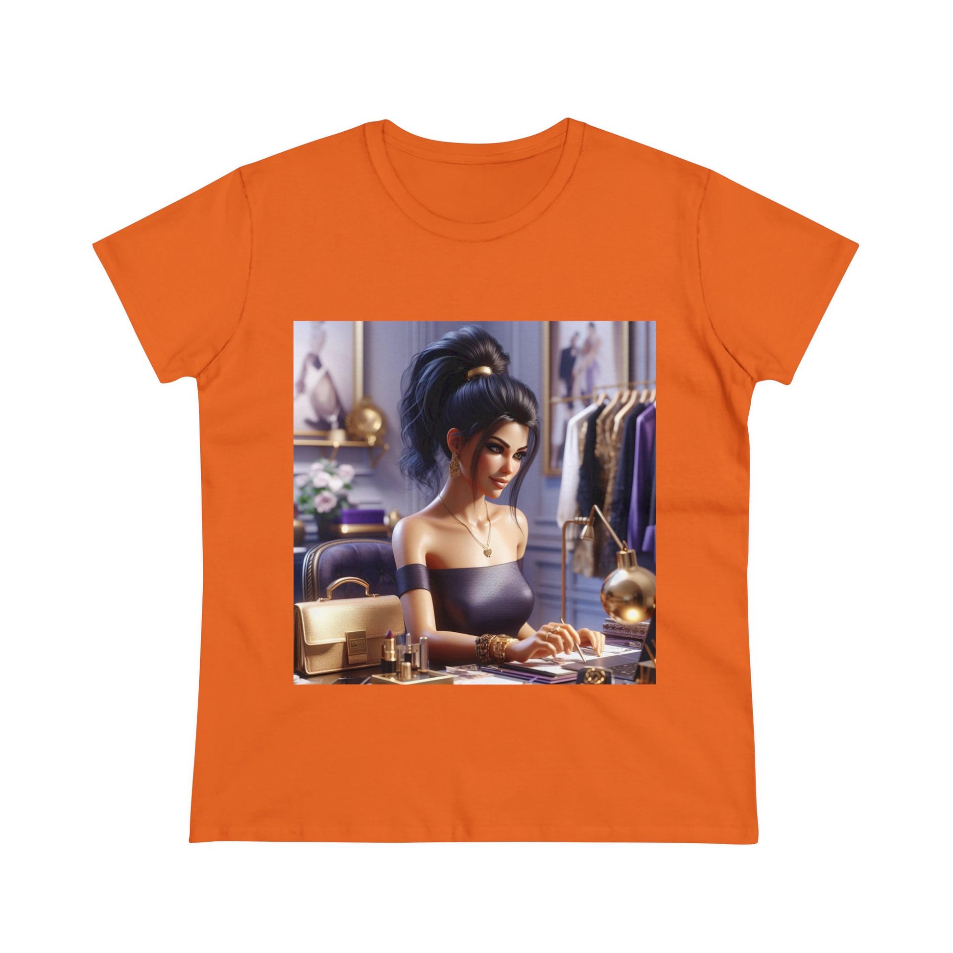 Fashion and Beauty T-Shirt T-Shirt Printify Orange S