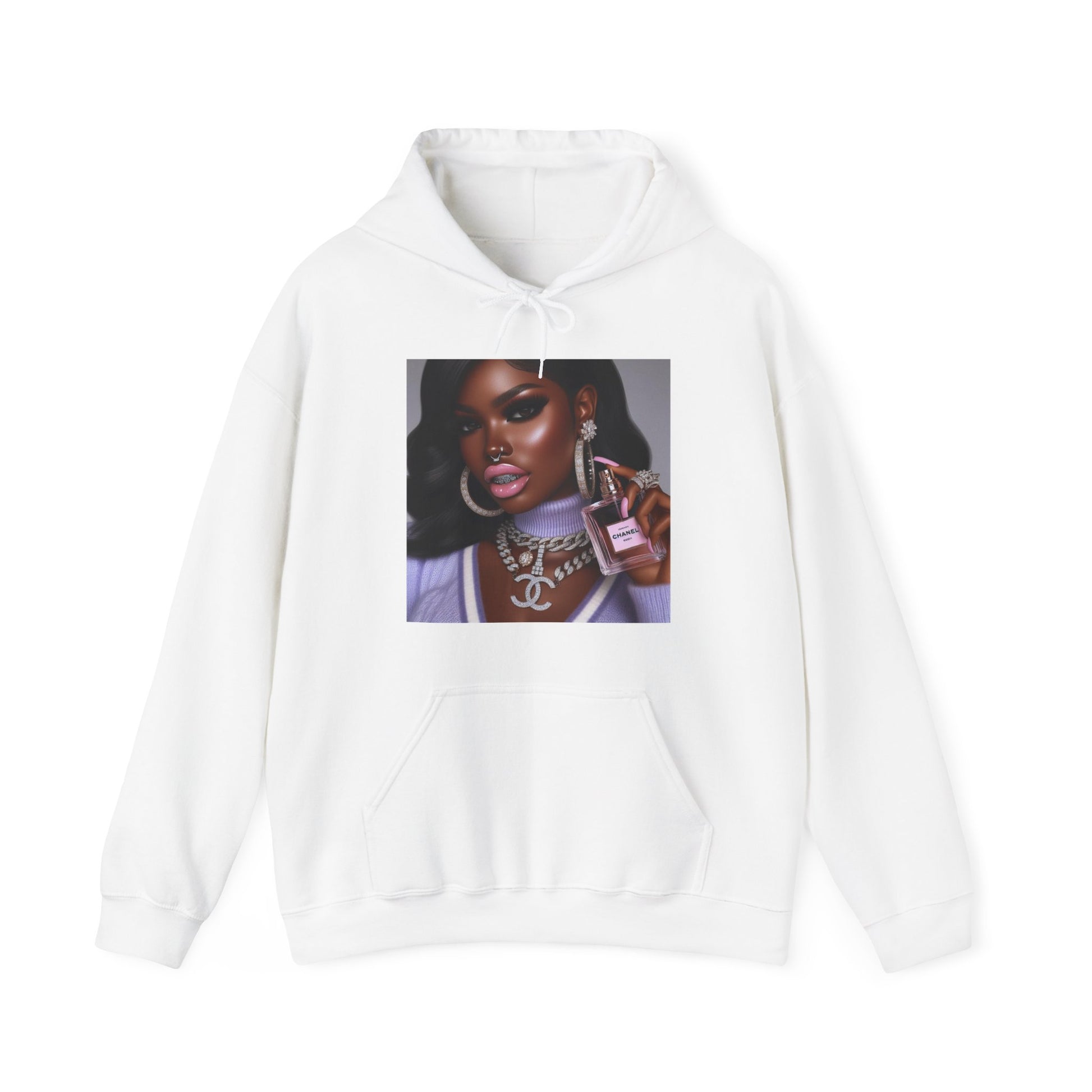 Chanel Please Hoodie Hoodie Printify White S