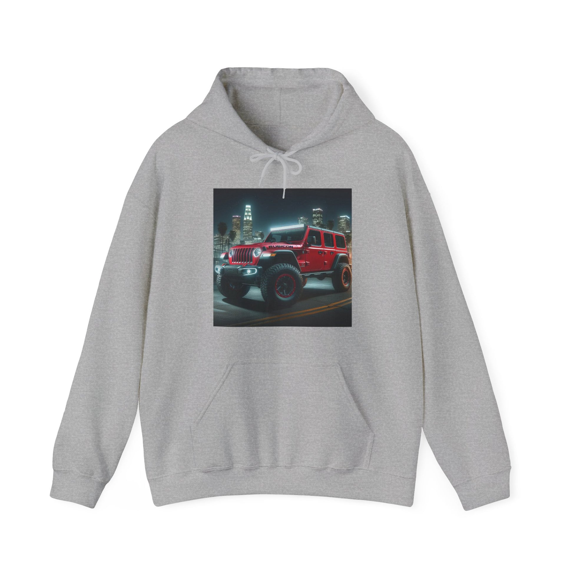 Red Rubicon Hoodie Hoodie Printify Sport Grey S