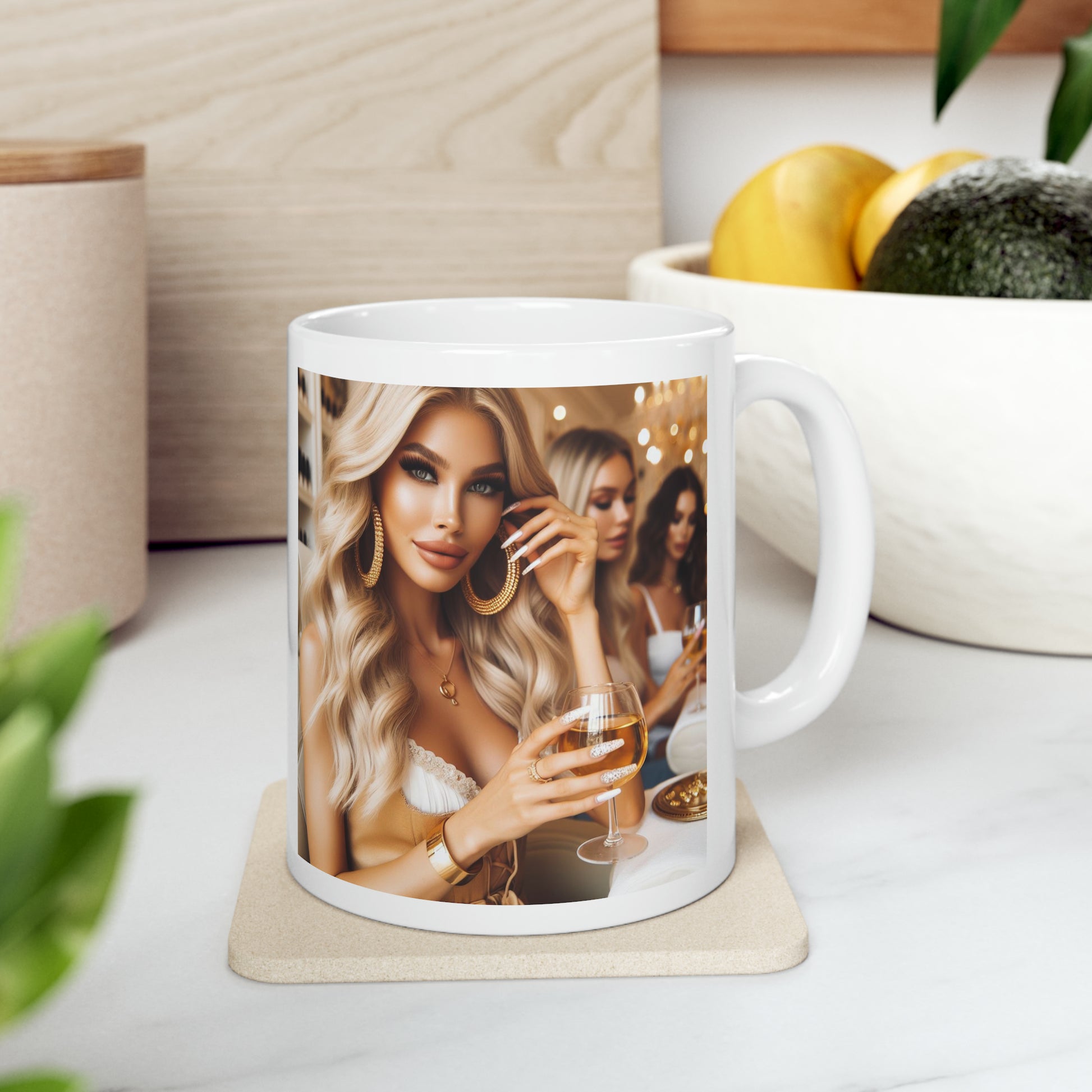 Wine Down Mug Mug Printify
