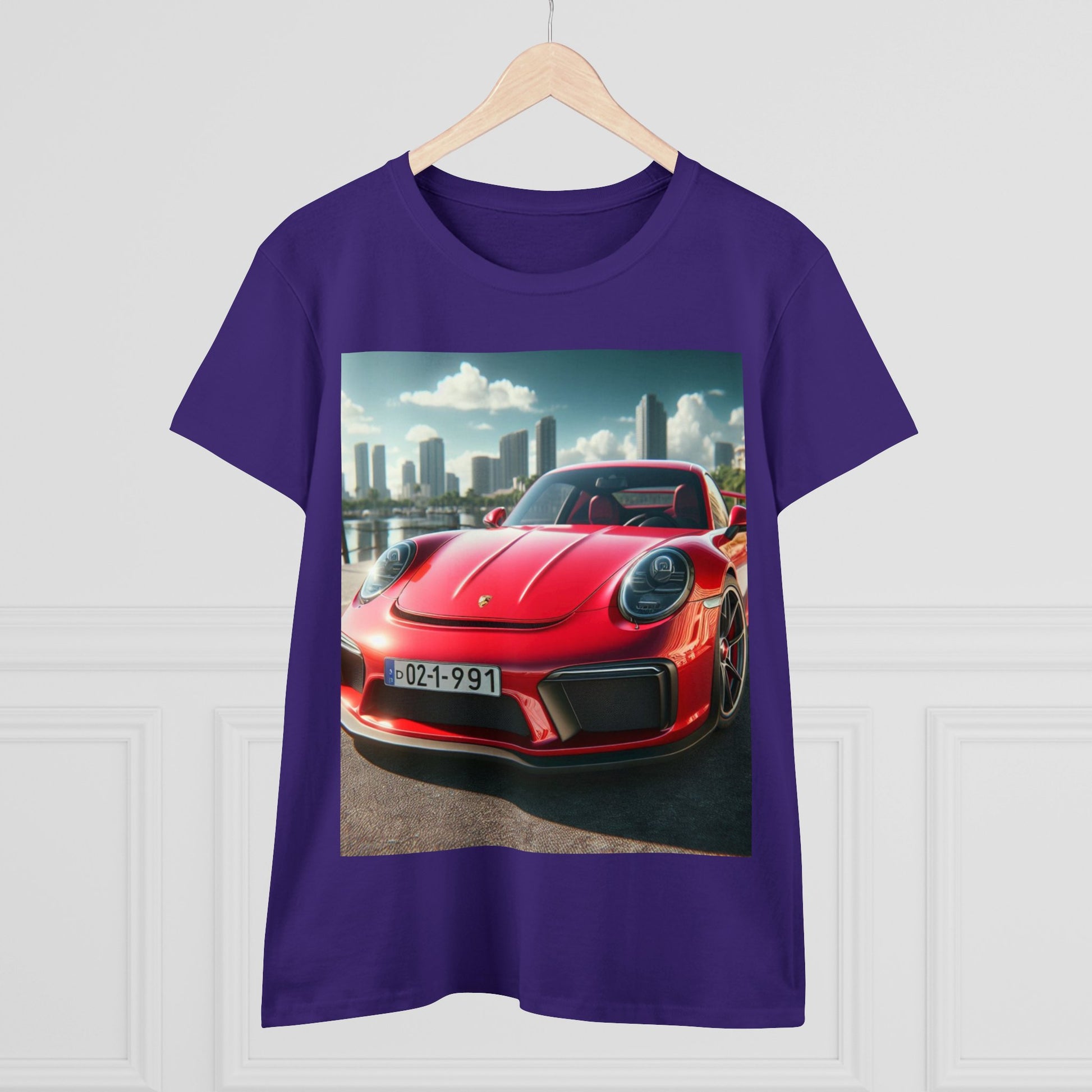 Red Porsche T-Shirt T-Shirt Printify