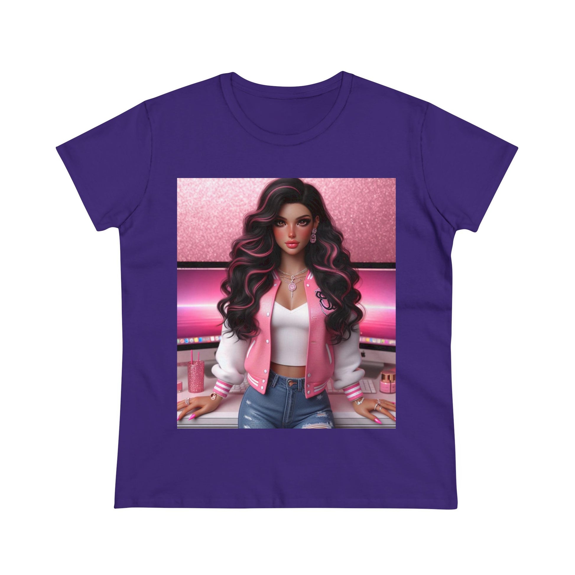 Pink Everything T-Shirt T-Shirt Printify Purple S