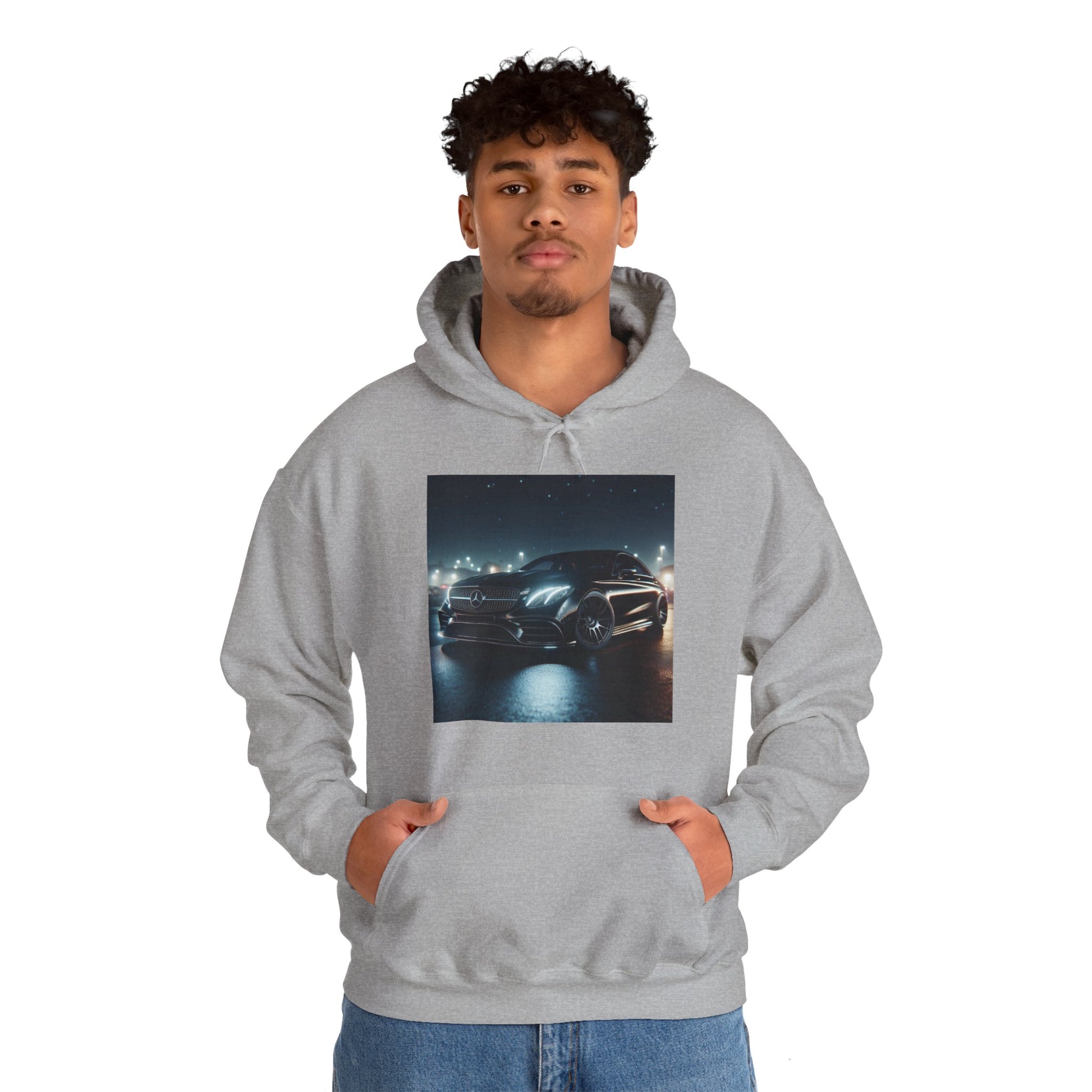 Black Mercedes Hoodie Hoodie Printify
