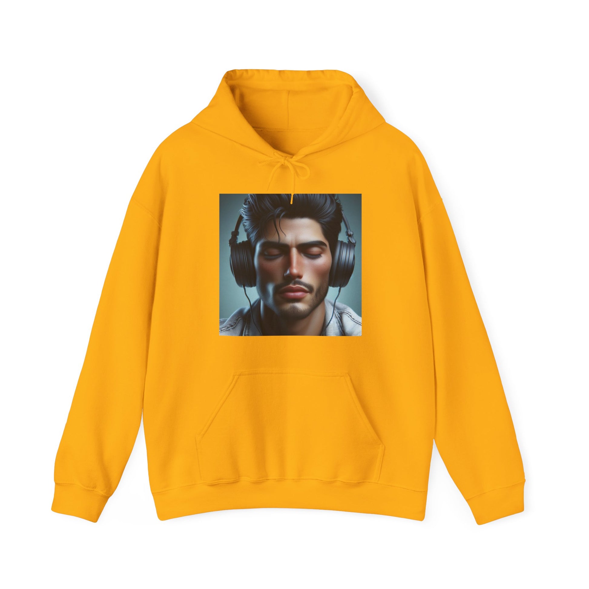 Music Vibes Hoodie Hoodie Printify Gold S