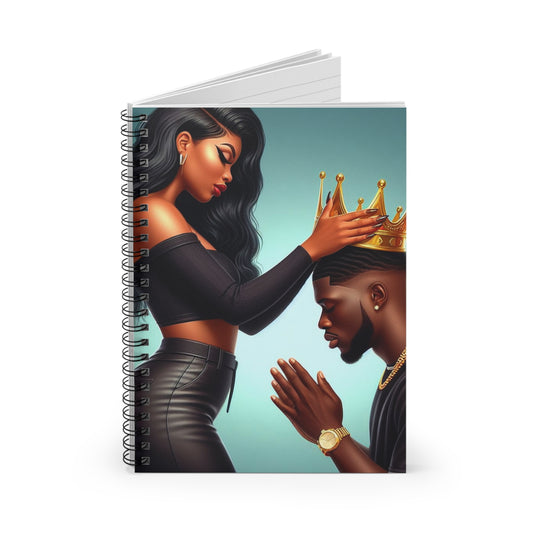 My King Spiral Notebook Paper products Printify